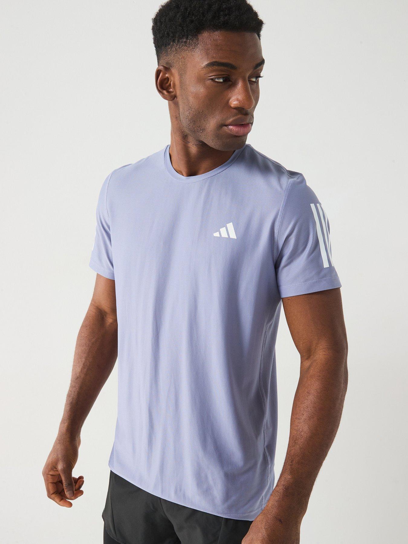 Image of adidas Men's Running Own The Run T-Shirt - Silver Violet