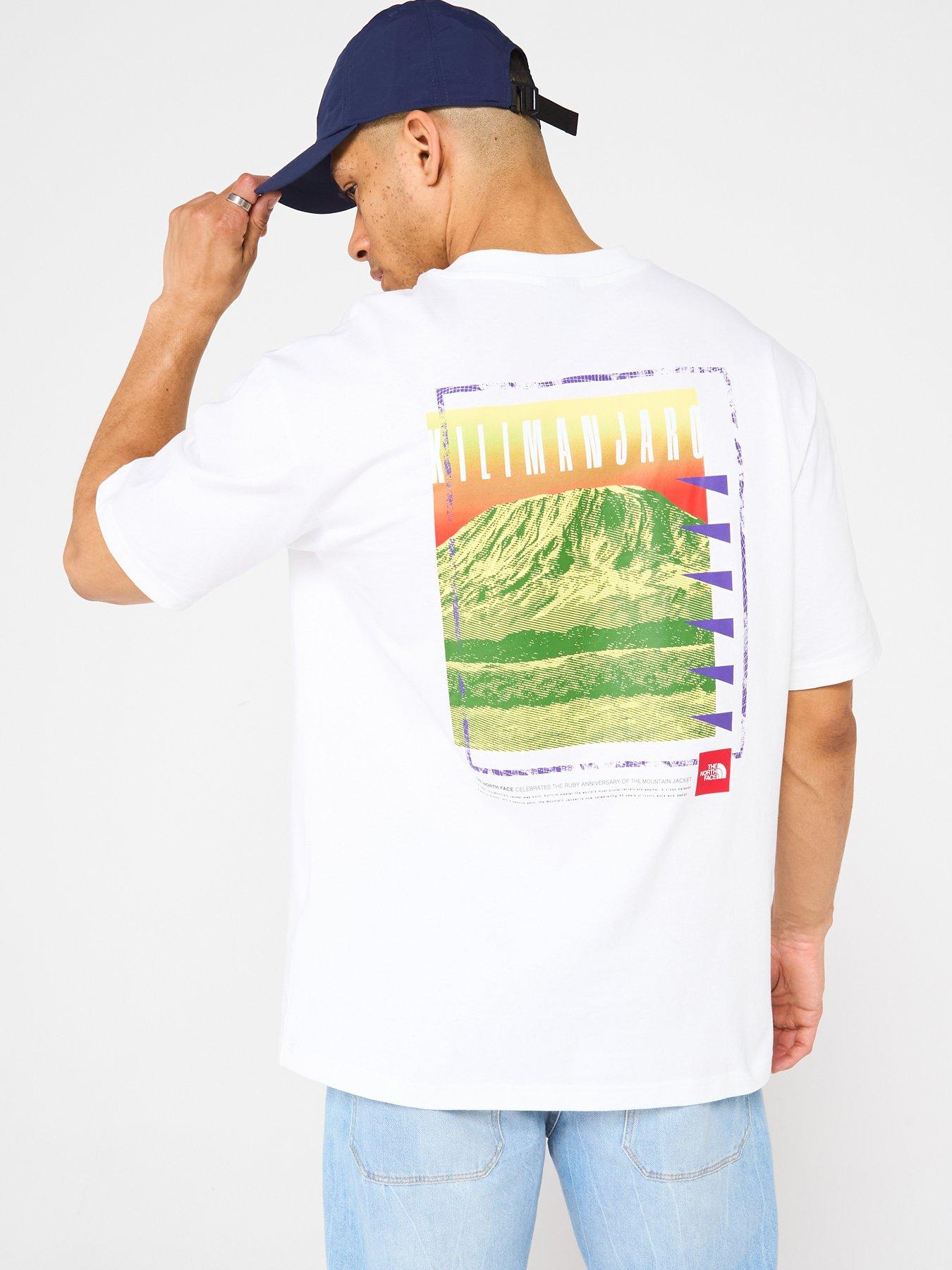 Image 1 of 4 of THE NORTH FACE Unisex Axys Oversized Short Sleeve Tee - White