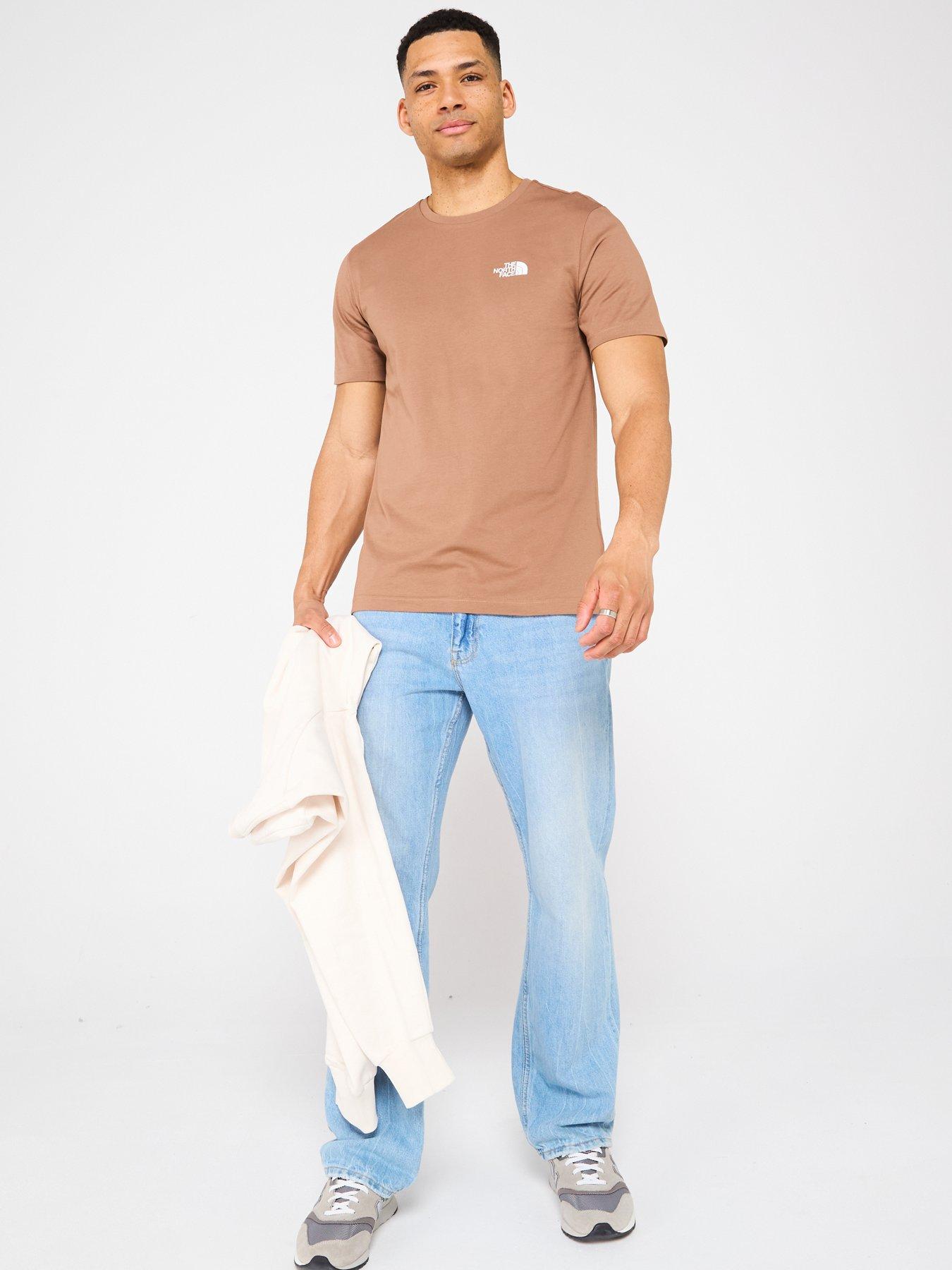 Image 3 of 4 of THE NORTH FACE Men's Short Sleeve Simple Dome Tee - Brown