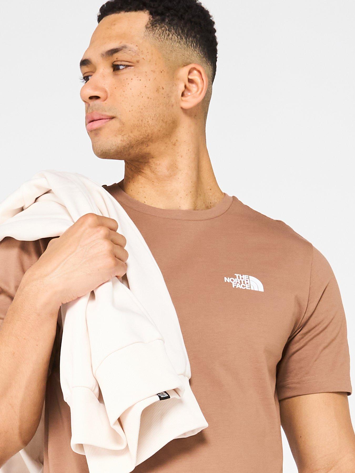 Image 4 of 4 of THE NORTH FACE Men's Short Sleeve Simple Dome Tee - Brown