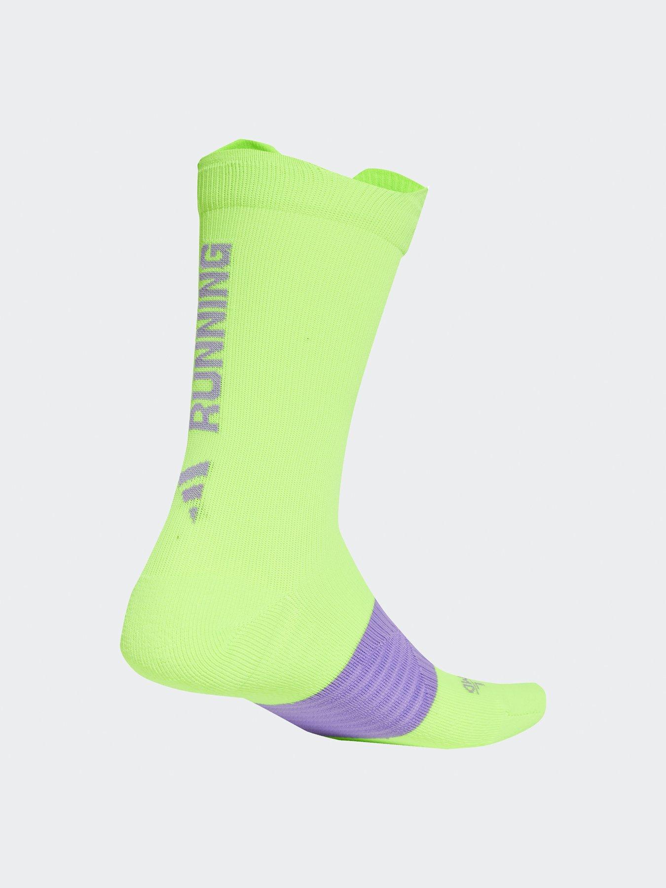 Image 2 of 4 of adidas Unisex Running Runxgrafic Socks - Yellow
