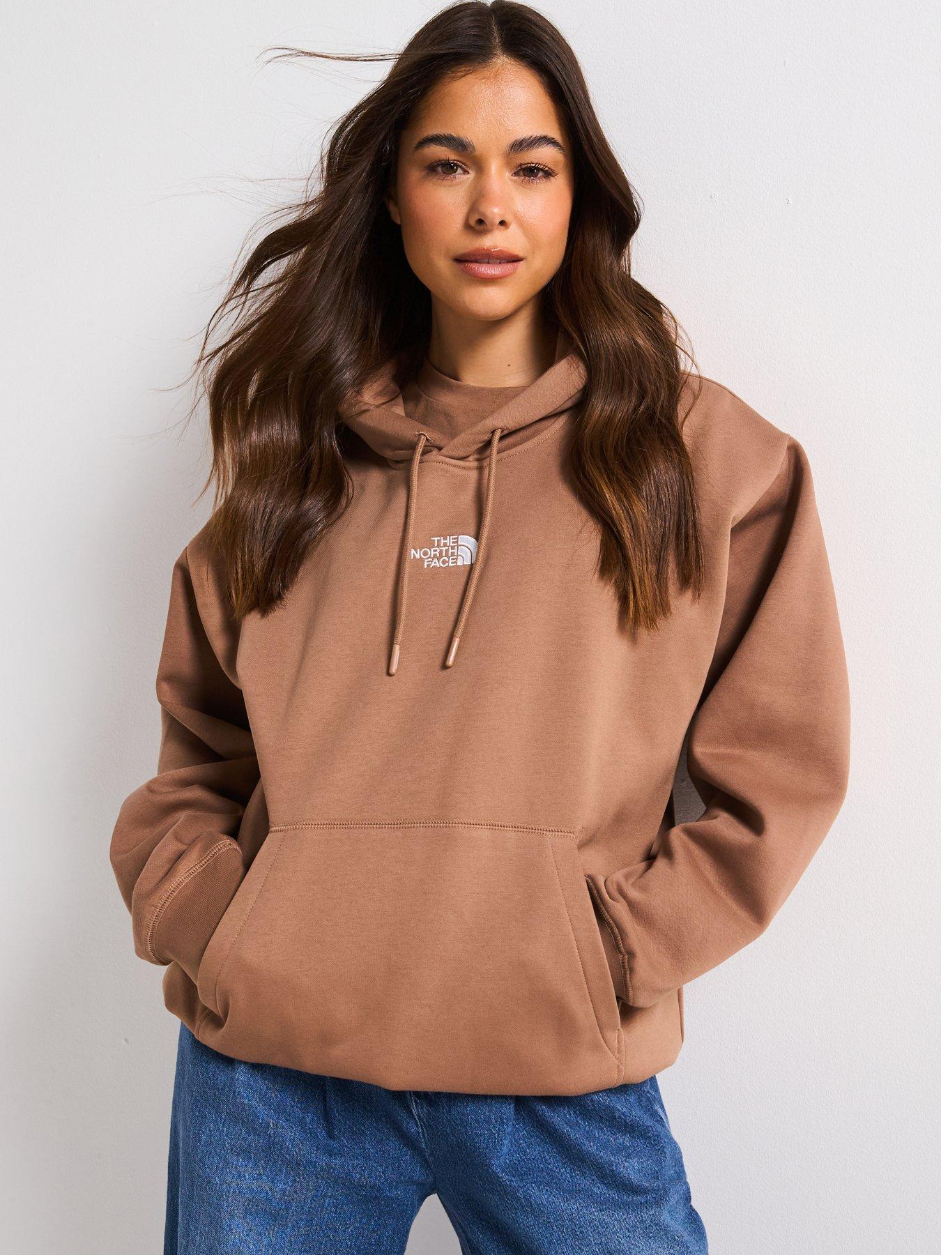 the-north-face-womens-essential-oversize-hoodie-brown