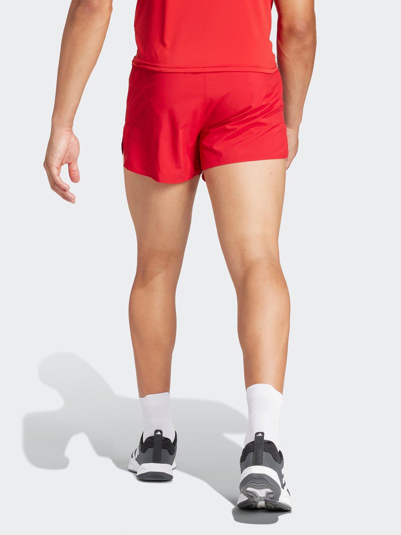 adidas-mens-running-adizero-shorts-redstillFront