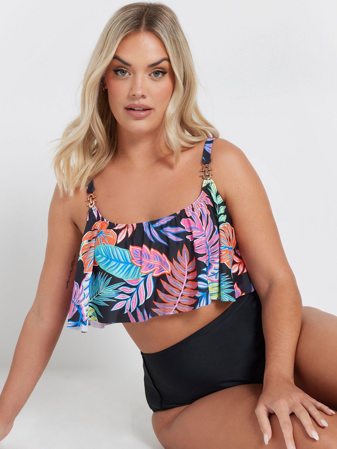 yours-curve-bright-floral-frill-bikini-topfront