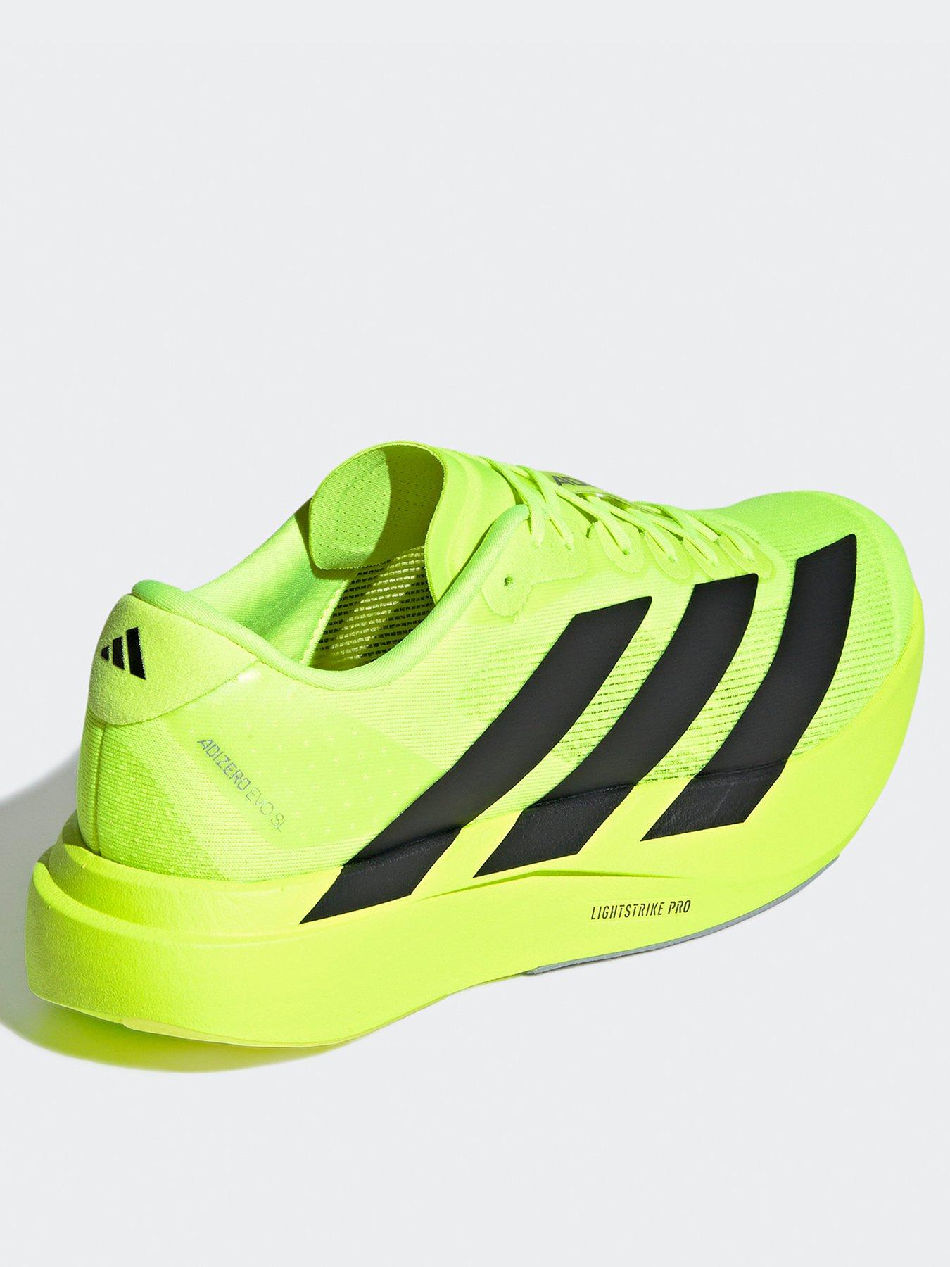 Image 3 of 6 of adidas Mens Running Adizero Evo Sl Trainers - Yellow