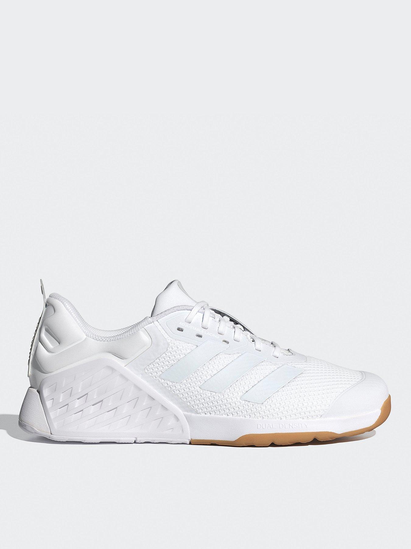 Image 1 of 7 of adidas Mens Training Dropset 3 Trainer - White