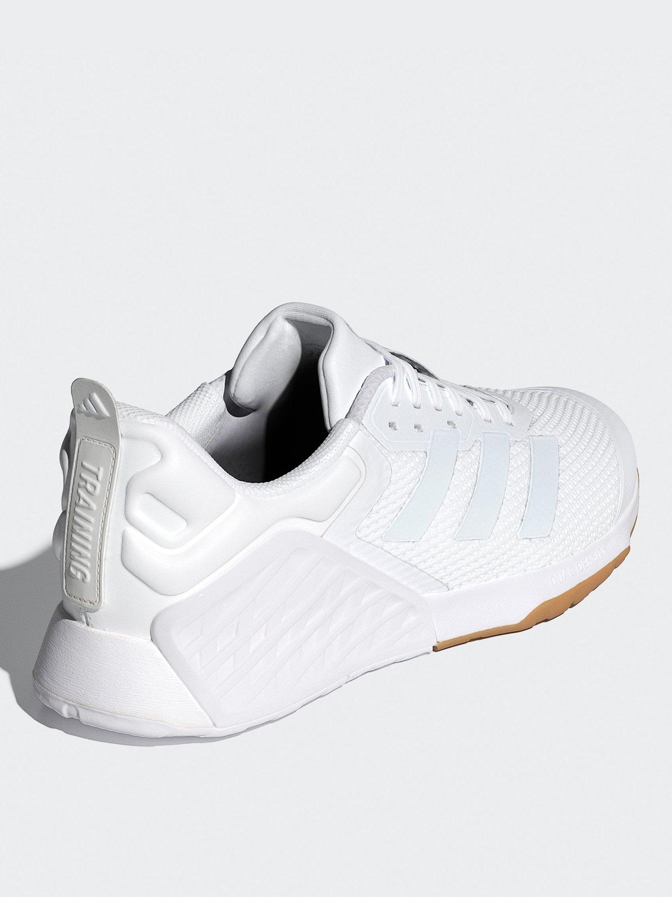 Image 3 of 7 of adidas Mens Training Dropset 3 Trainer - White