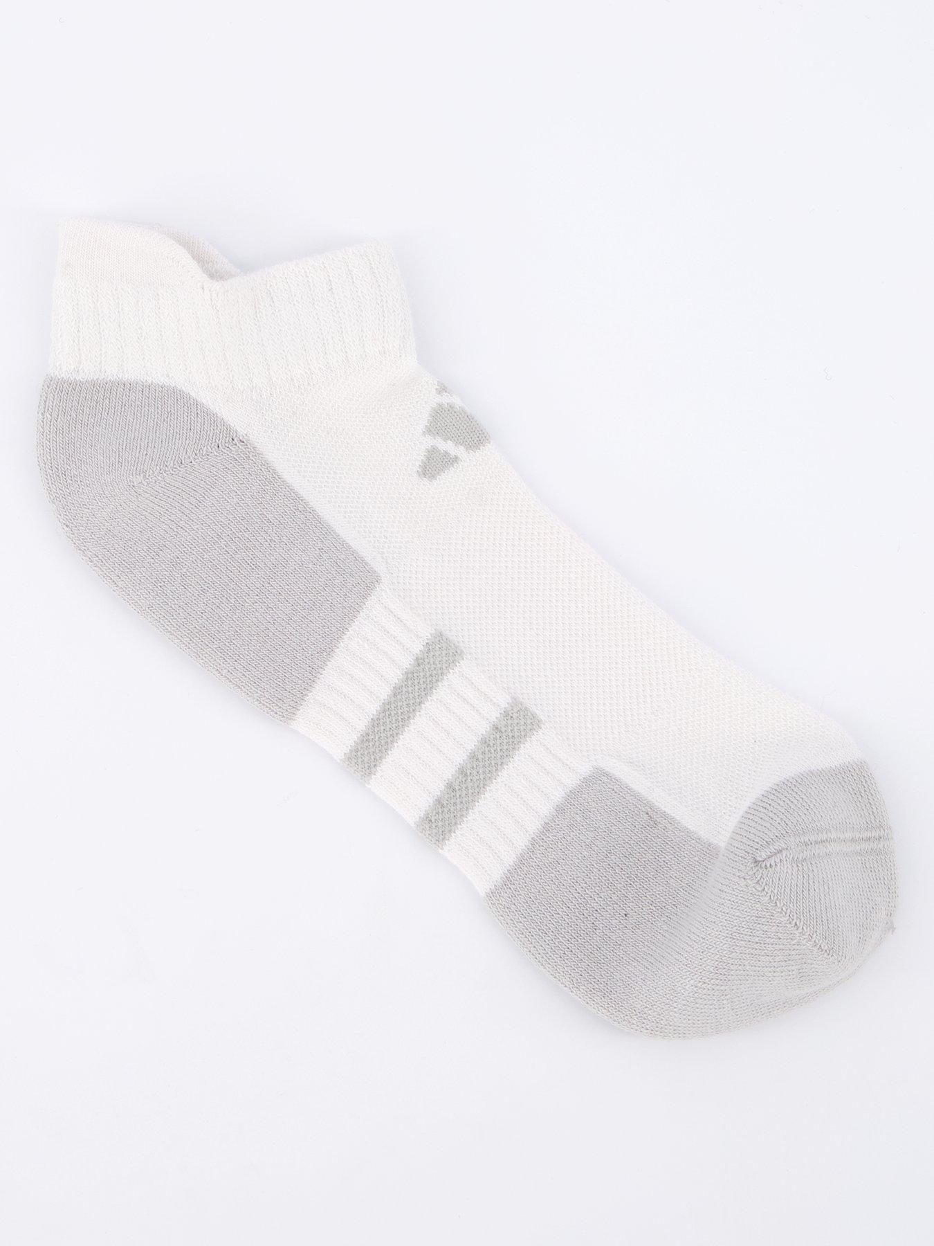 Image 2 of 4 of adidas Unisex Training Essential Low Socks 3 Pack - White/Grey Two
