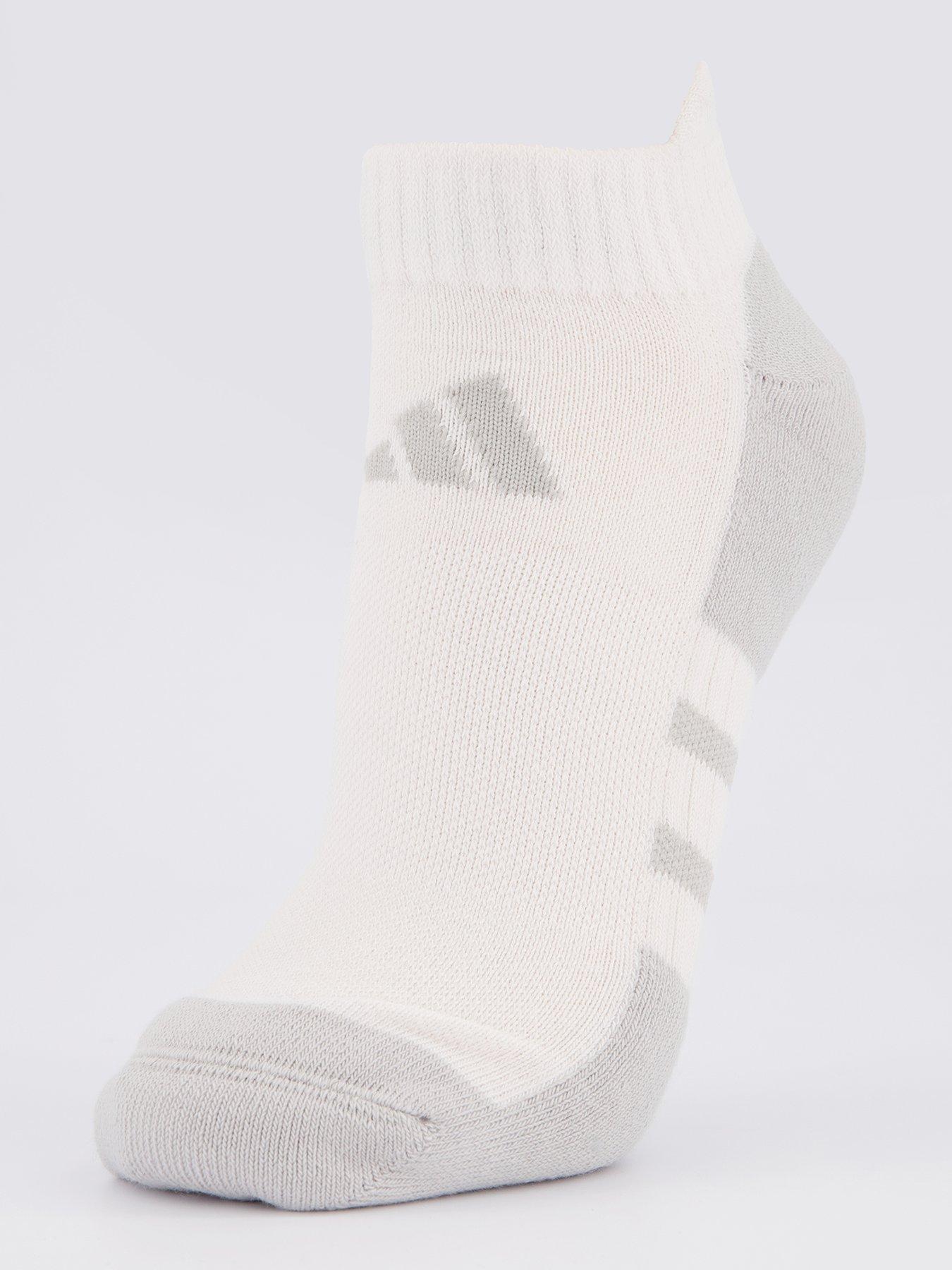 Image 3 of 4 of adidas Unisex Training Essential Low Socks 3 Pack - White/Grey Two