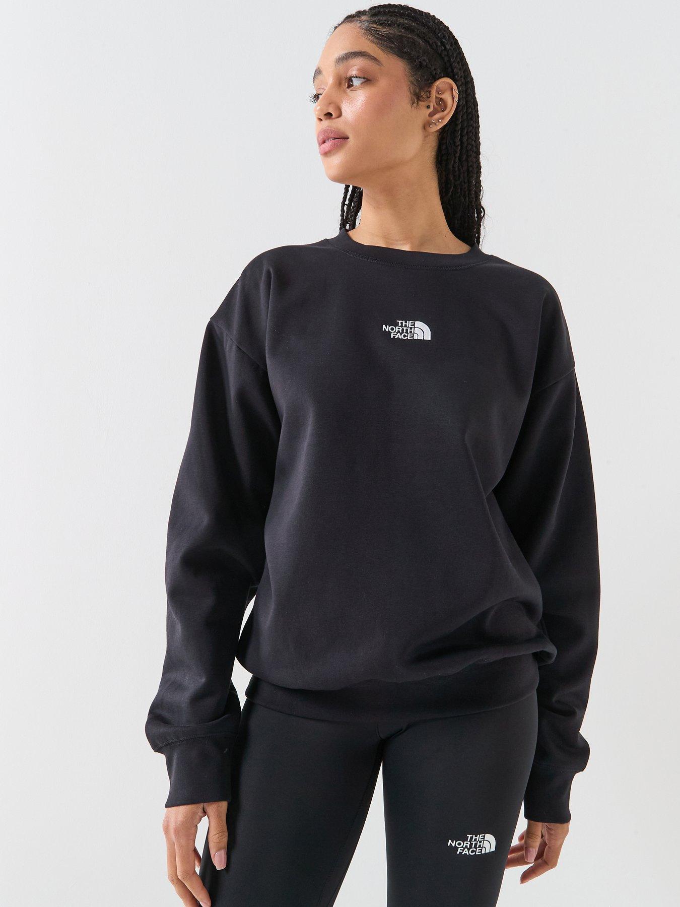 Image 1 of 6 of THE NORTH FACE Women's Essential Oversized Crew Sweatshirt - Black