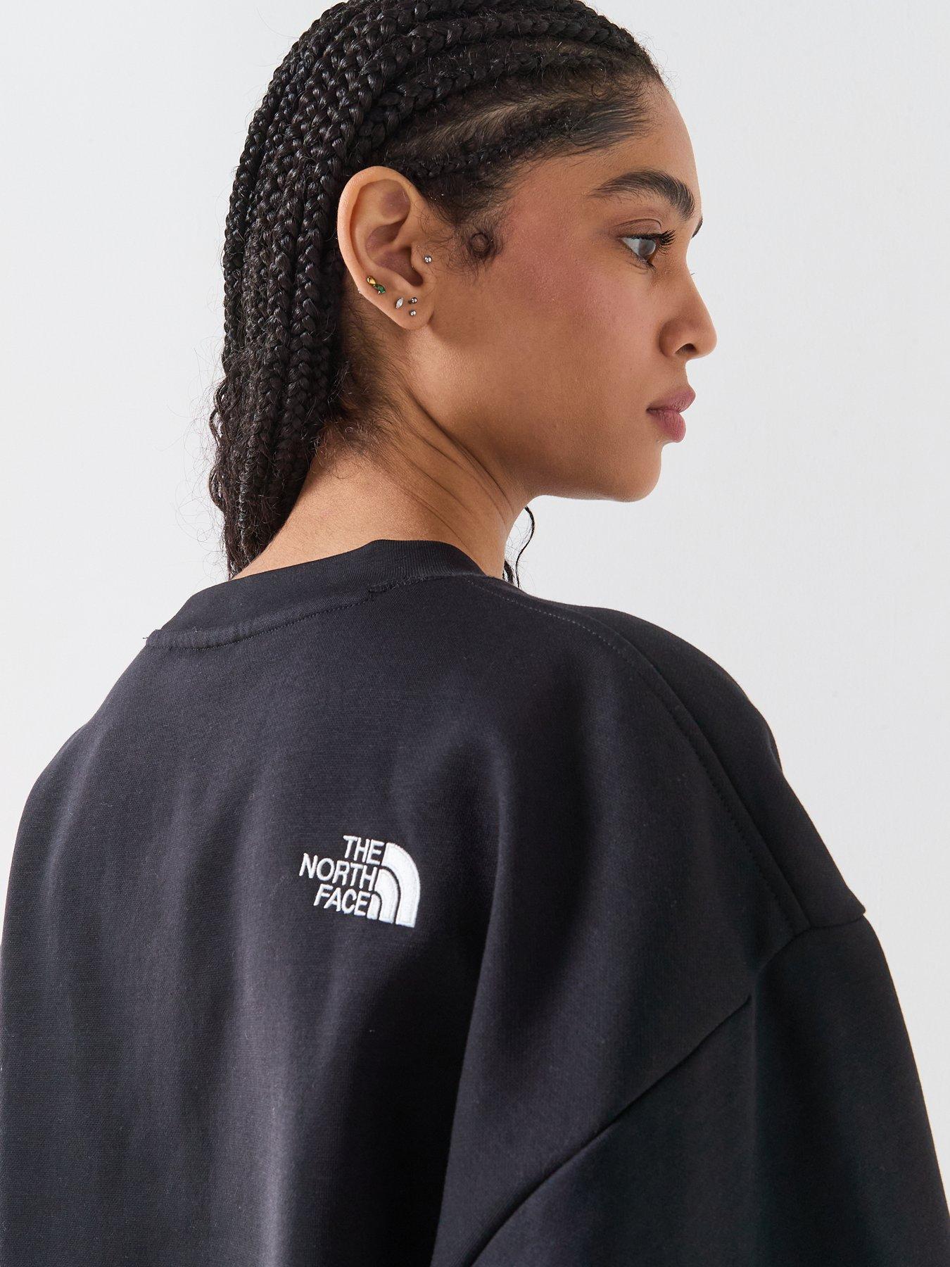 Image 4 of 6 of THE NORTH FACE Women's Essential Oversized Crew Sweatshirt - Black