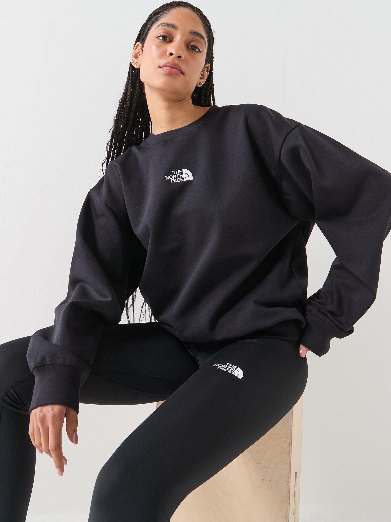 Image 5 of 6 of THE NORTH FACE Women's Essential Oversized Crew Sweatshirt - Black