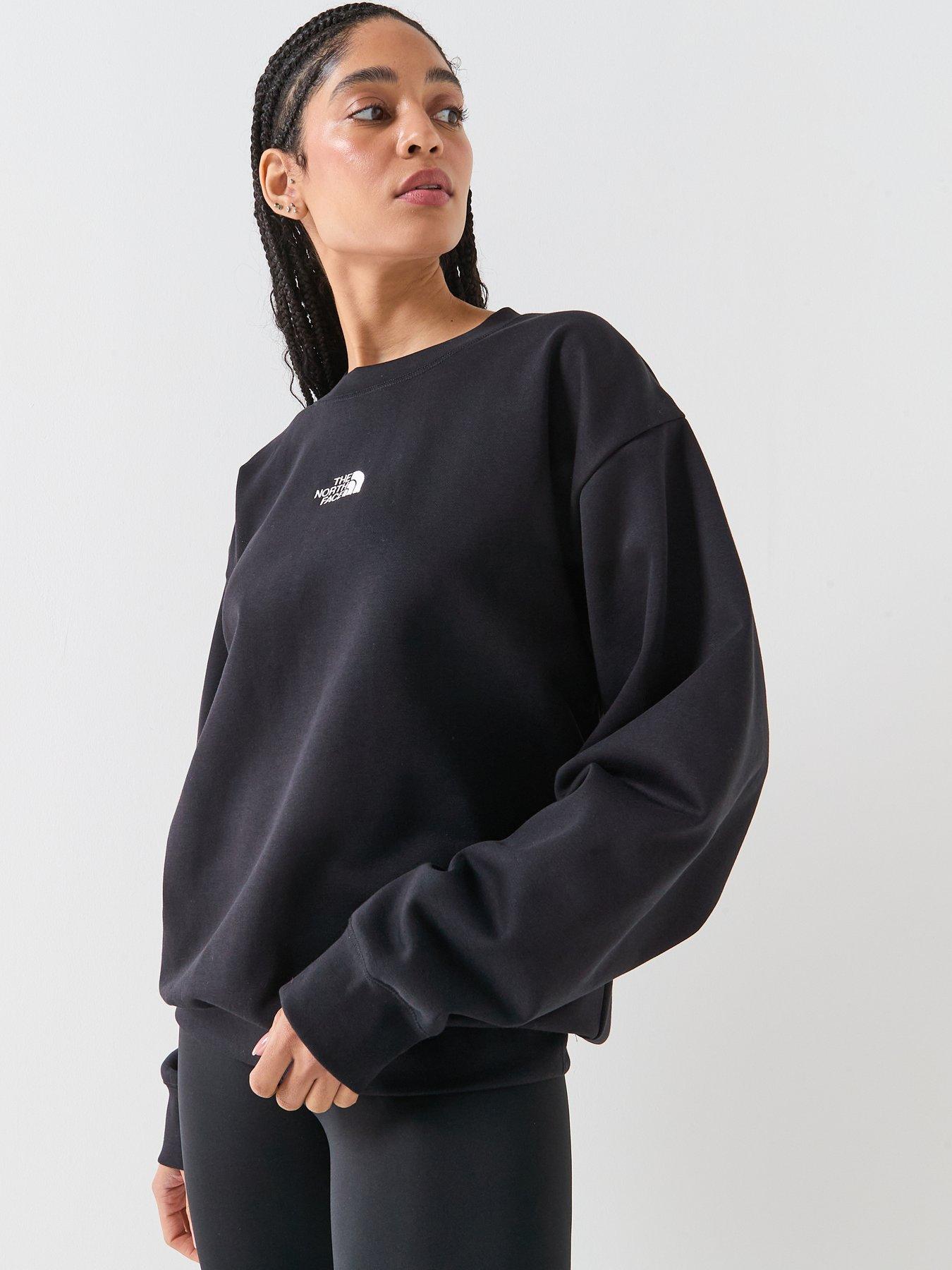 Image 6 of 6 of THE NORTH FACE Women's Essential Oversized Crew Sweatshirt - Black