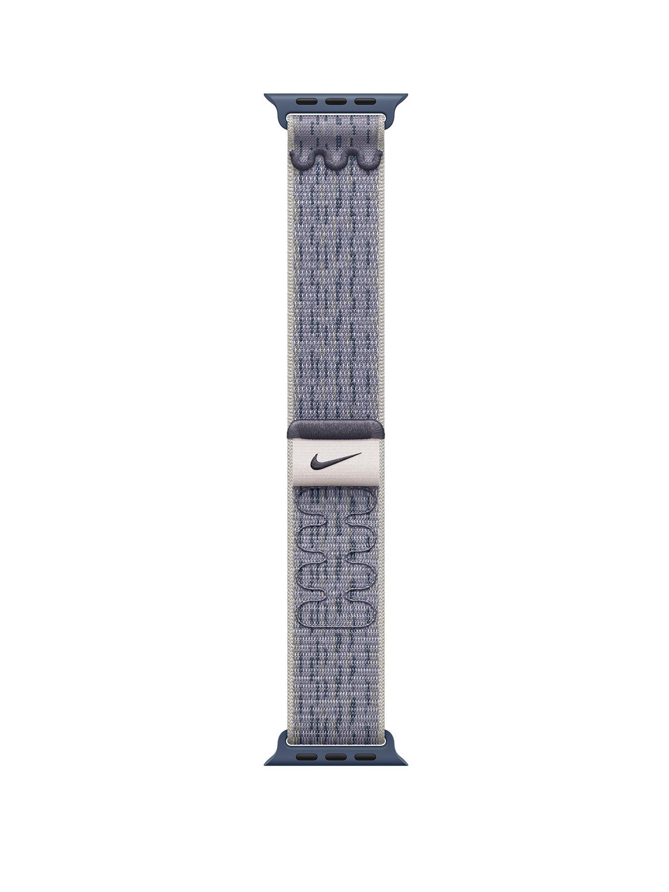 Image of Apple Watch 40mm Grey/Blue Nike Sport Loop