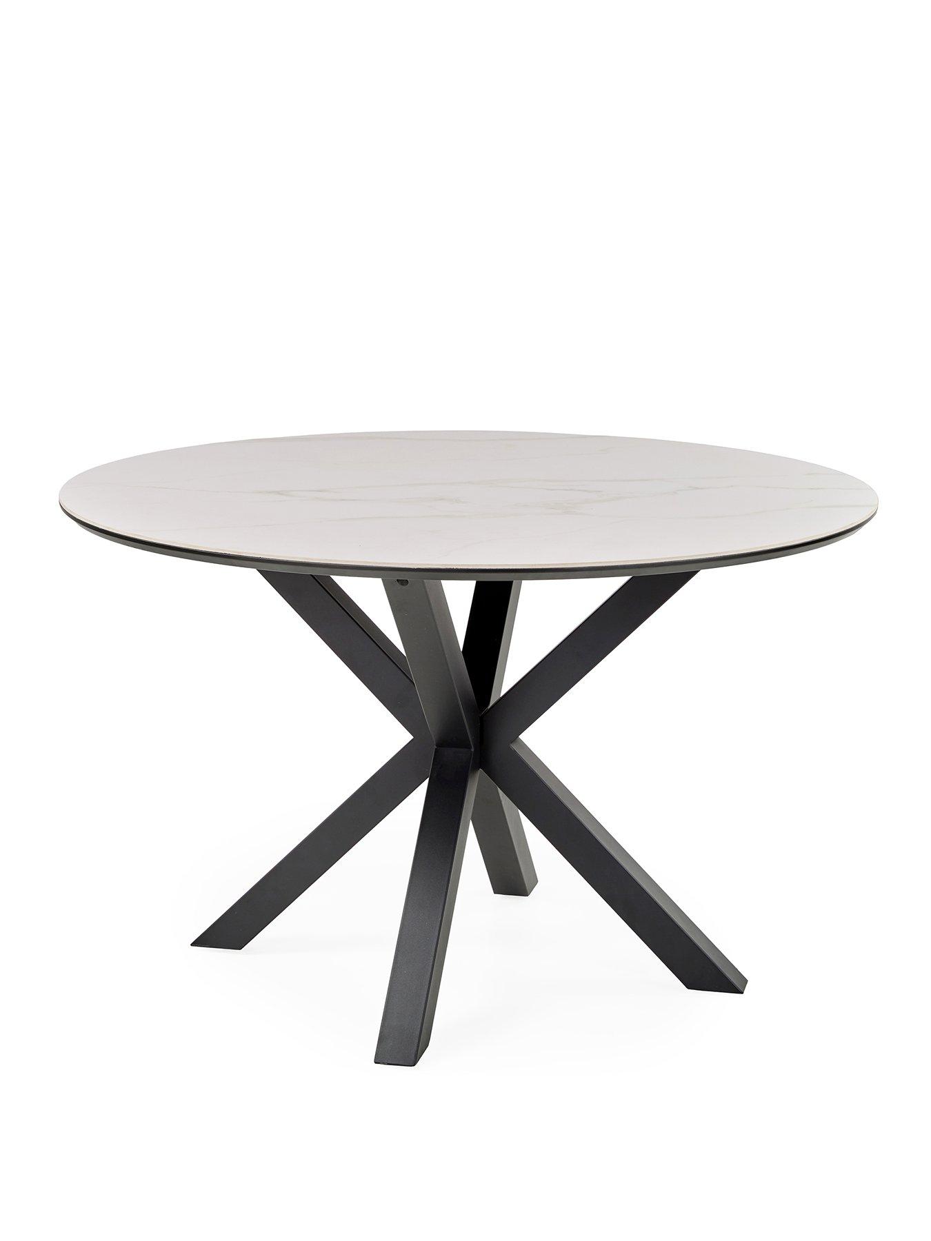 very-home-arabella-round-dining-table-4-sheldon-charcoal-dining-chairs-whiteblackcharcoalback