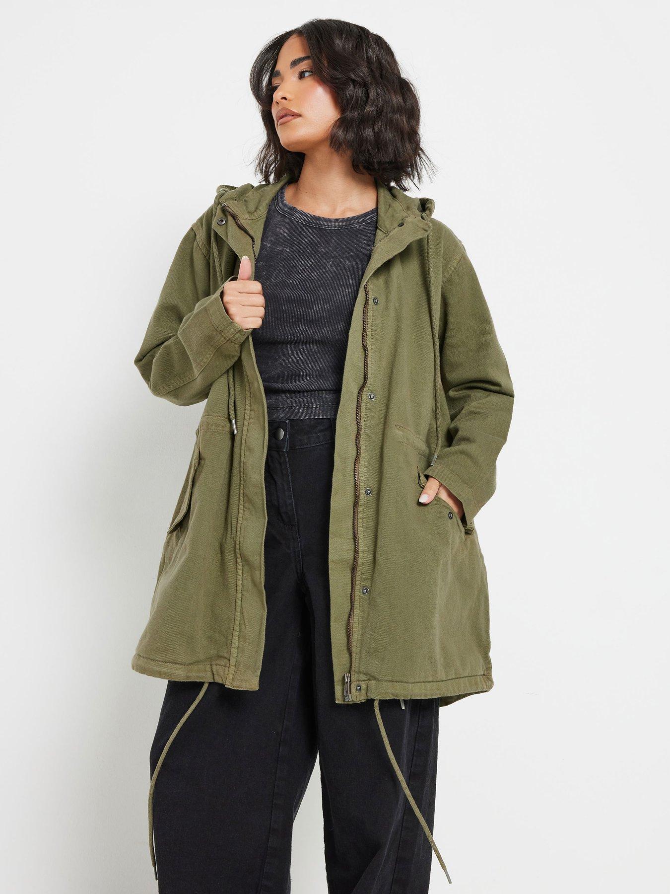 pixiegirl-petite-twill-parka-coat-green