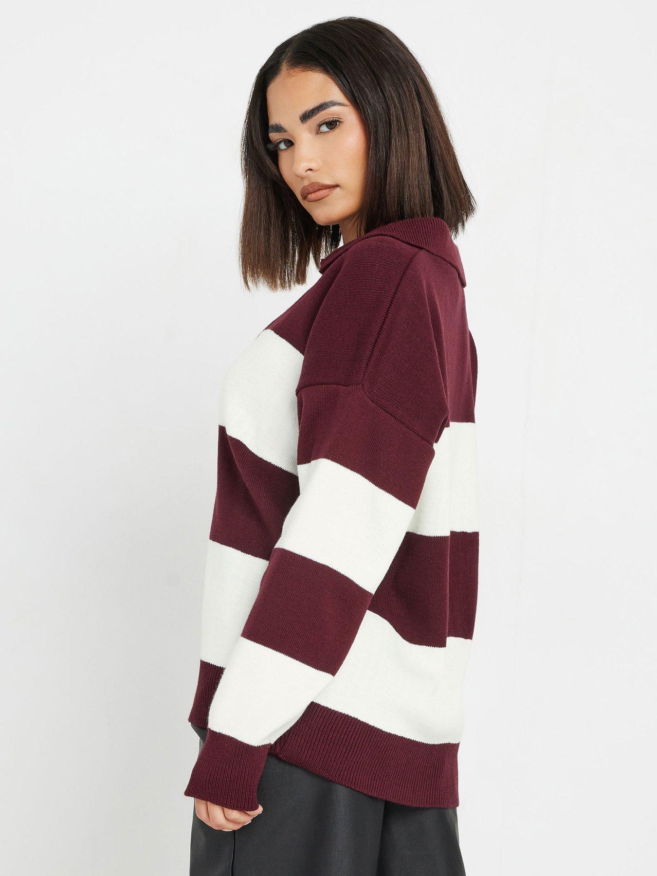 pixiegirl-petite-stripe-collar-jumperstillFront