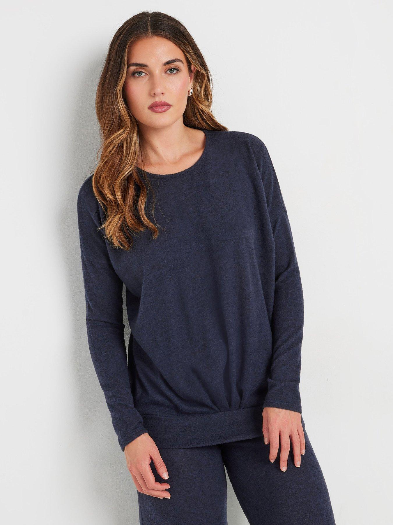 long-tall-sally-soft-touch-pleated-top-blue