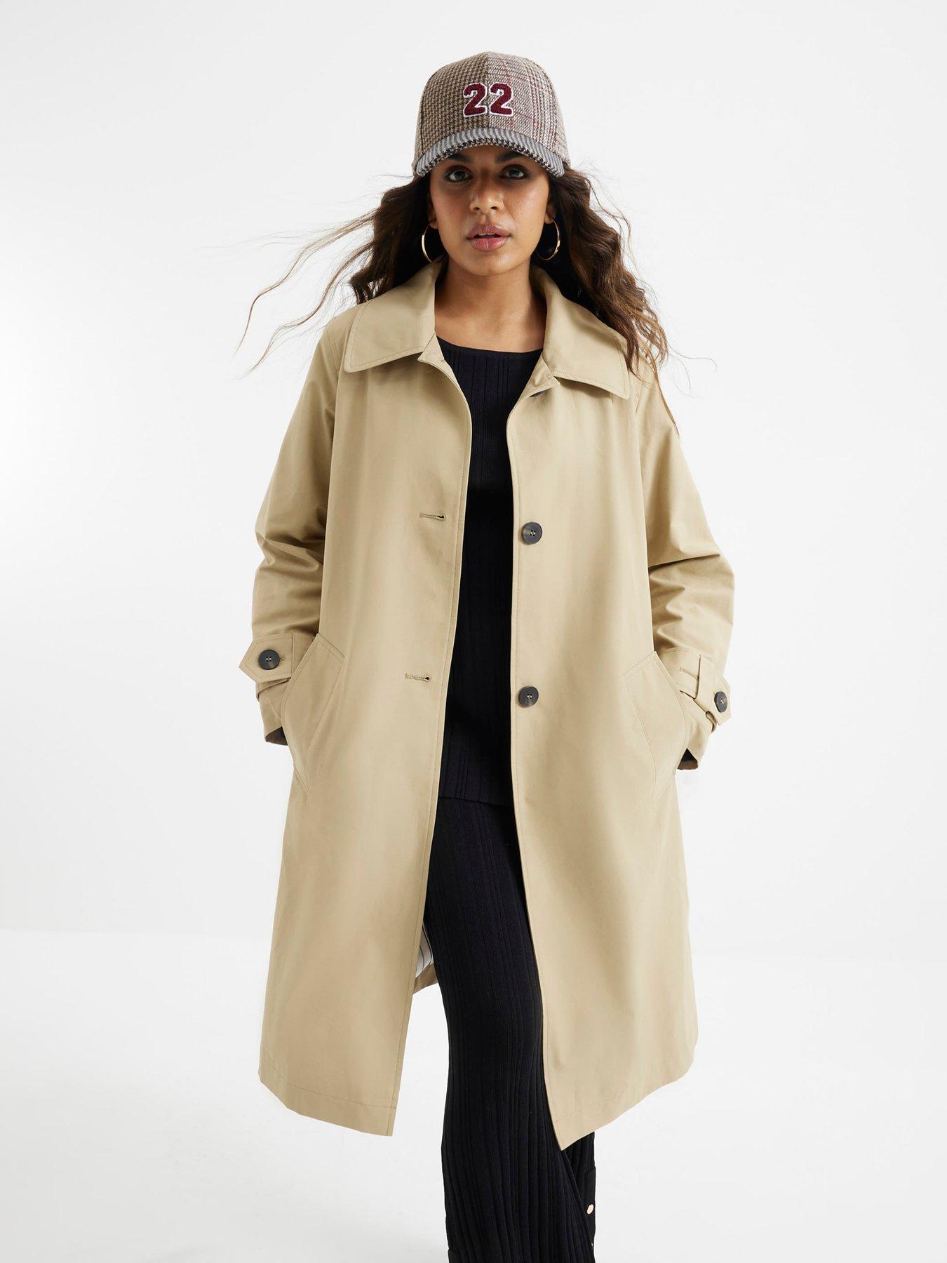 undefined Trench Coat - Beige