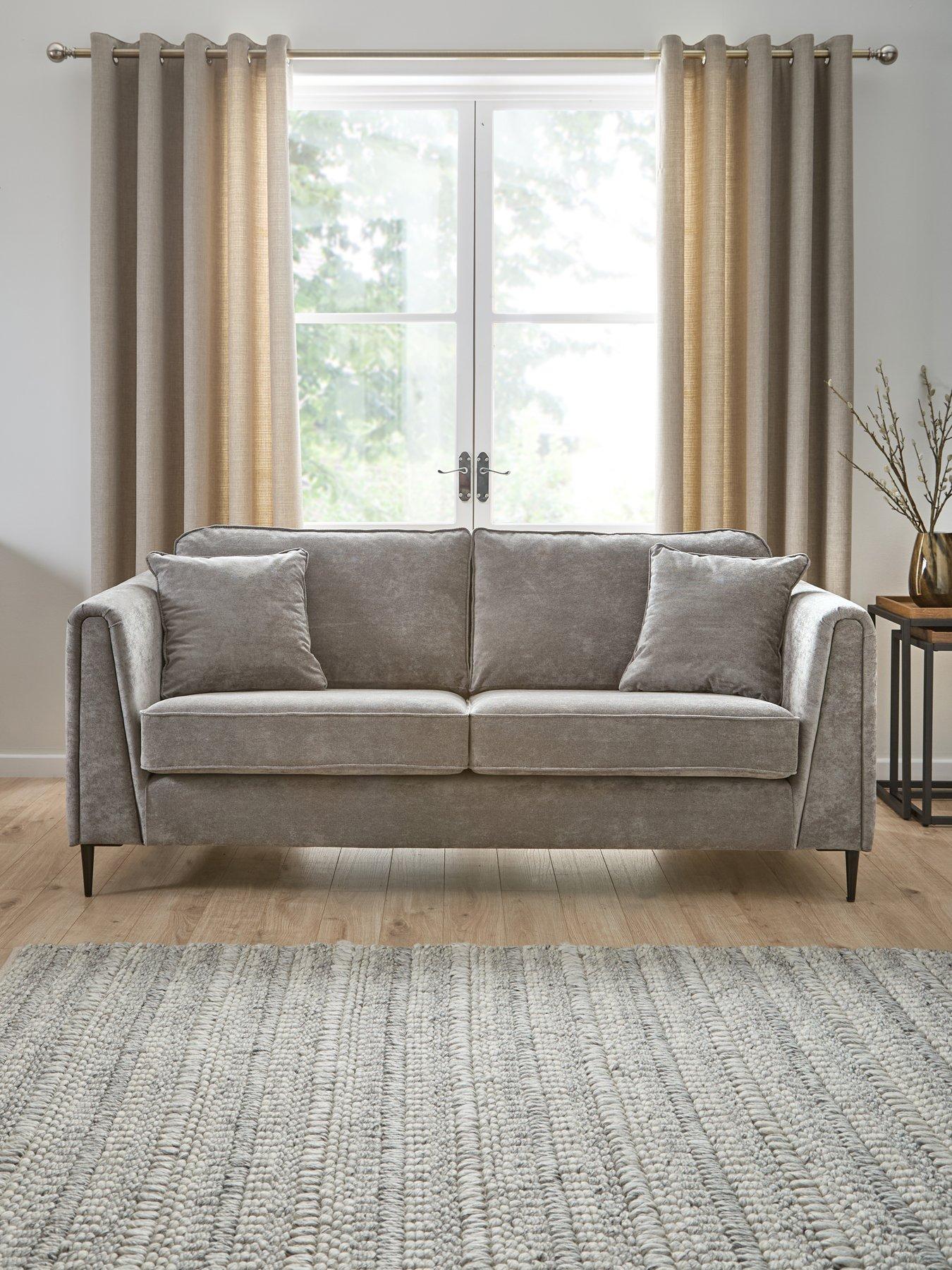 The Very Collection Messina 3 Seater Standard Back Fabric Sofa - FSC® Certified