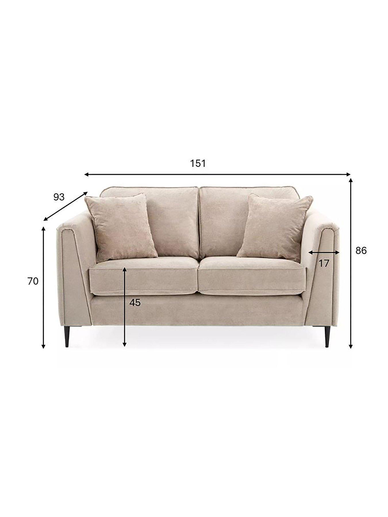 Image 6 of 7 of The Very Collection Messina 2 Seater Standard Back Fabric Sofa&nbsp;- FSC&reg; Certified