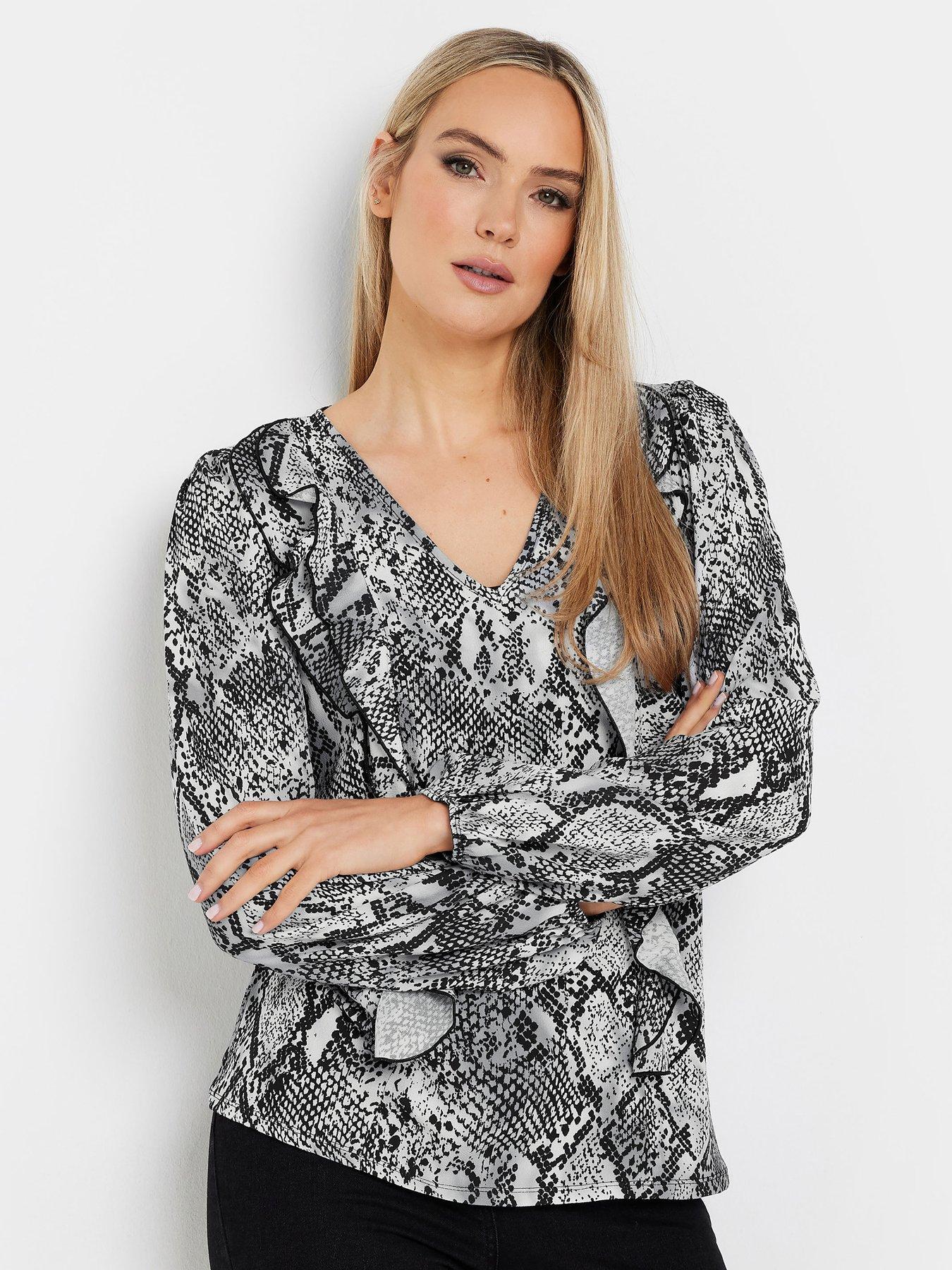 long-tall-sally-snake-frill-blouse-grey