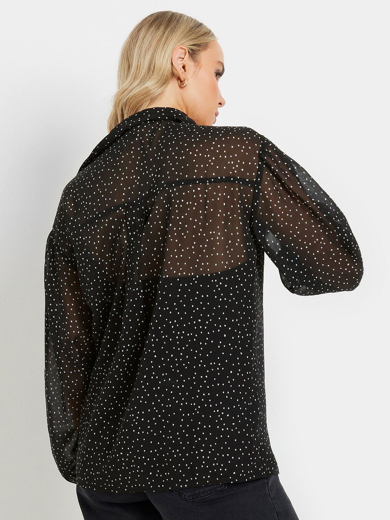 long-tall-sally-tall-spot-oversized-shirt-blackstillFront