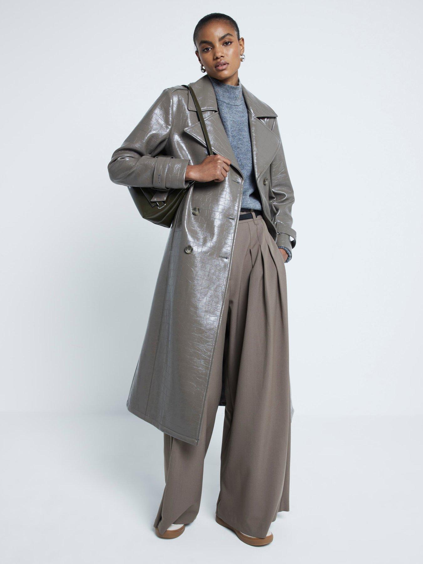 river-island-croc-trench-coat-beigefront