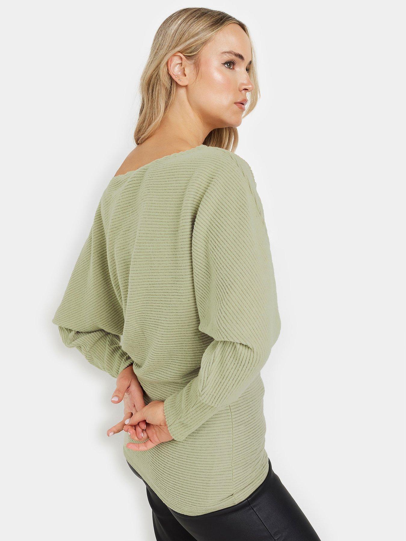 long-tall-sally-tall-ribbed-soft-touch-batwing-topstillFront