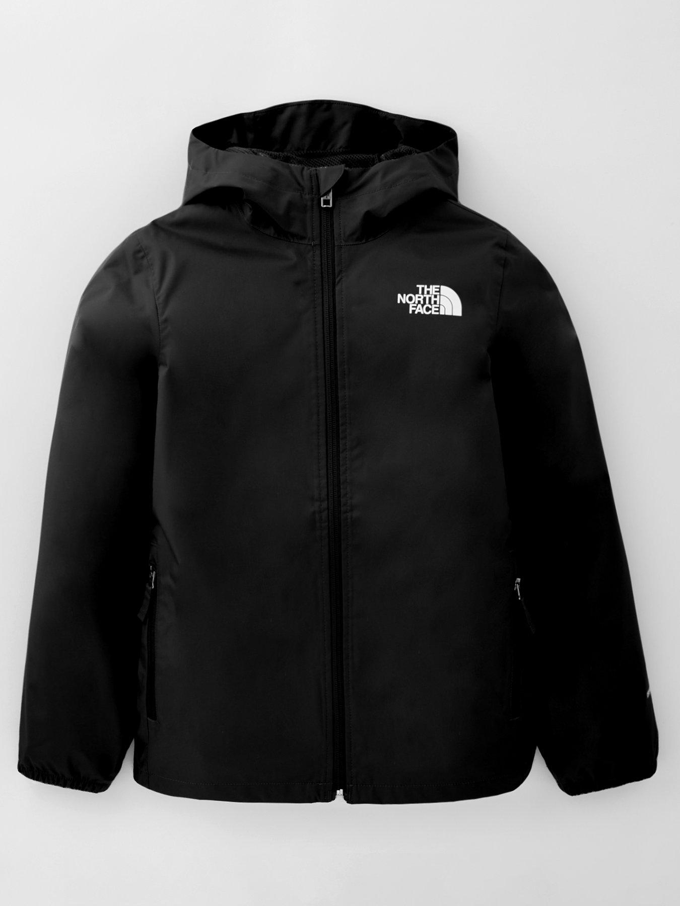 undefined Teen Zipline Rain Jacket - Black