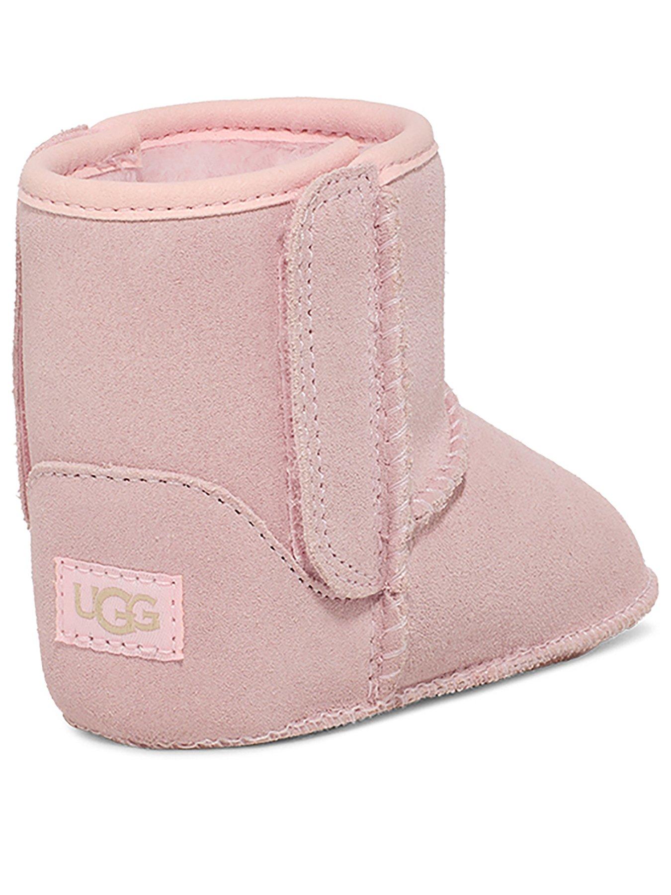 Image 3 of 5 of UGG Kids Baby Classic Boots And Lovey Blanket - Pink