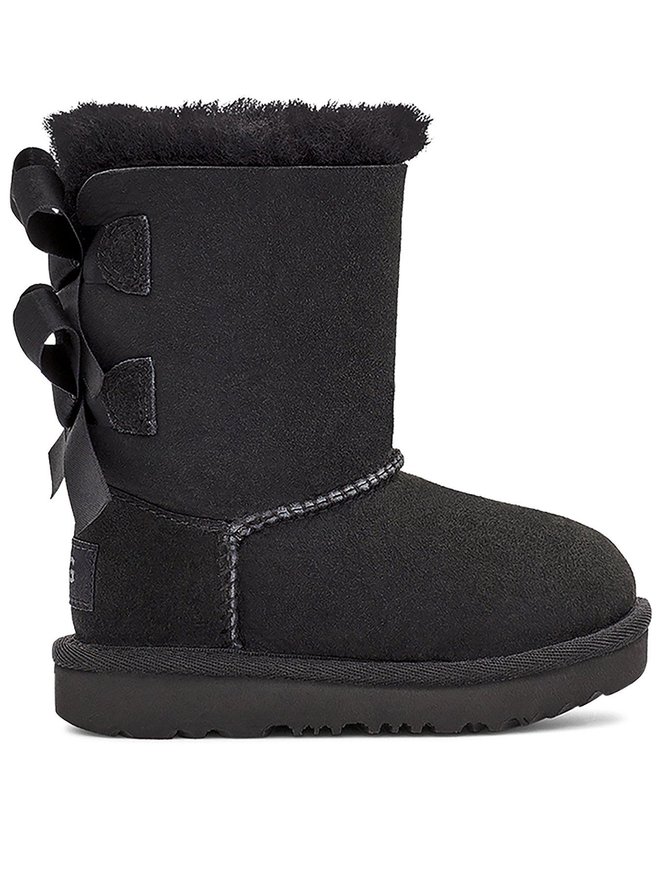 Ugg Bailey Bow Black Ugg Boots For Boys Black Cheap Ugg Boots With