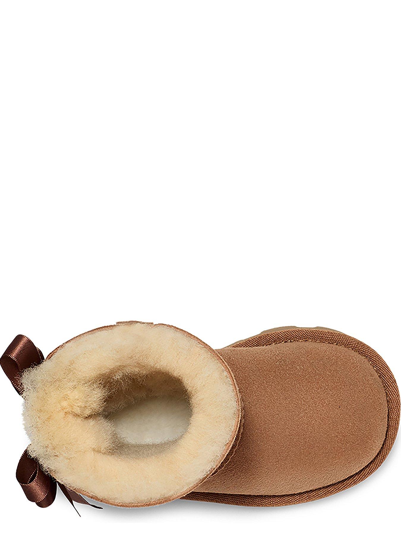Image 3 of 4 of UGG Kids Bailey Bow II Boots- Chestnut