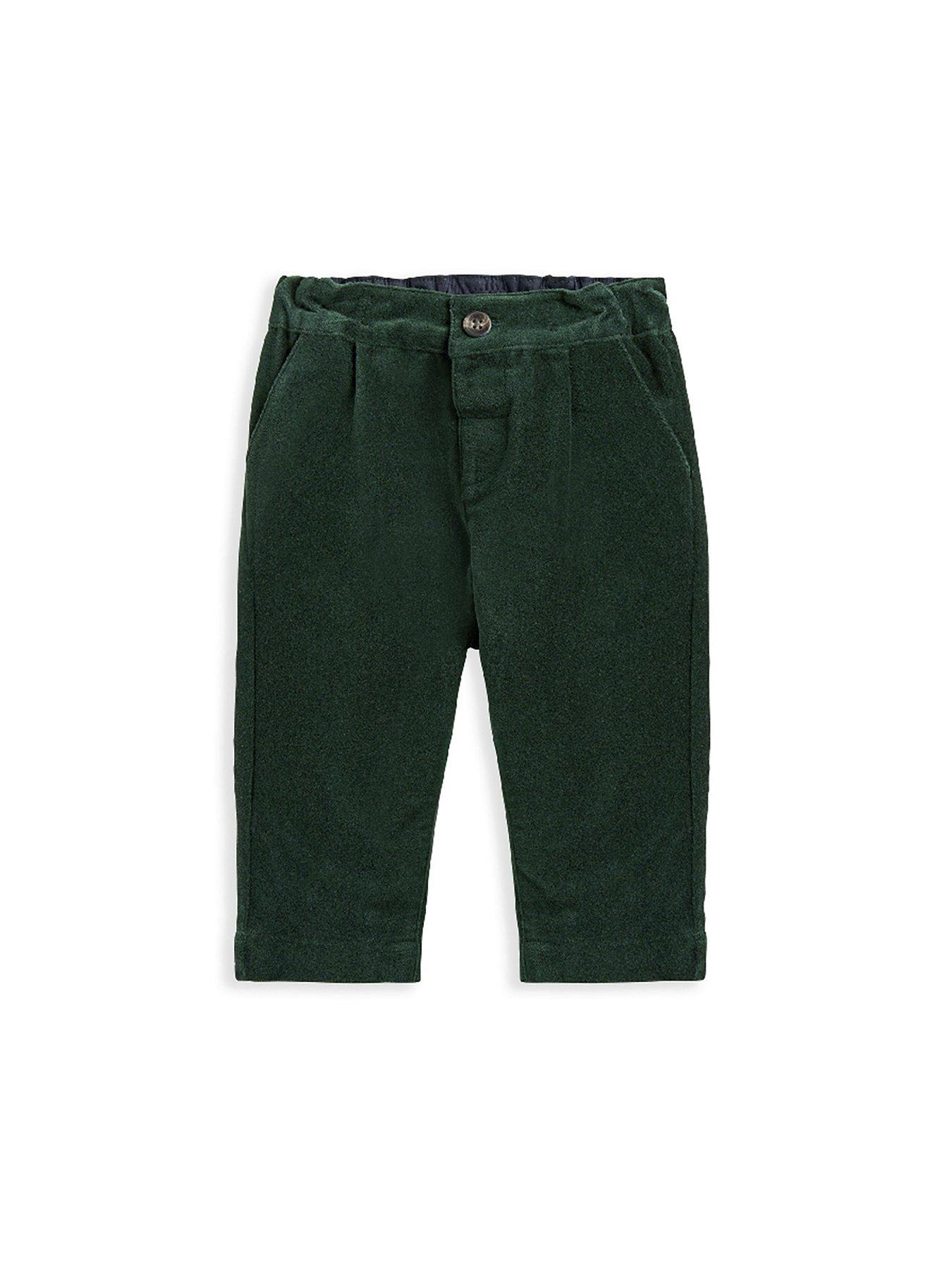 mamas-papas-baby-boys-3-piece-velour-suit-set-greenoutfit