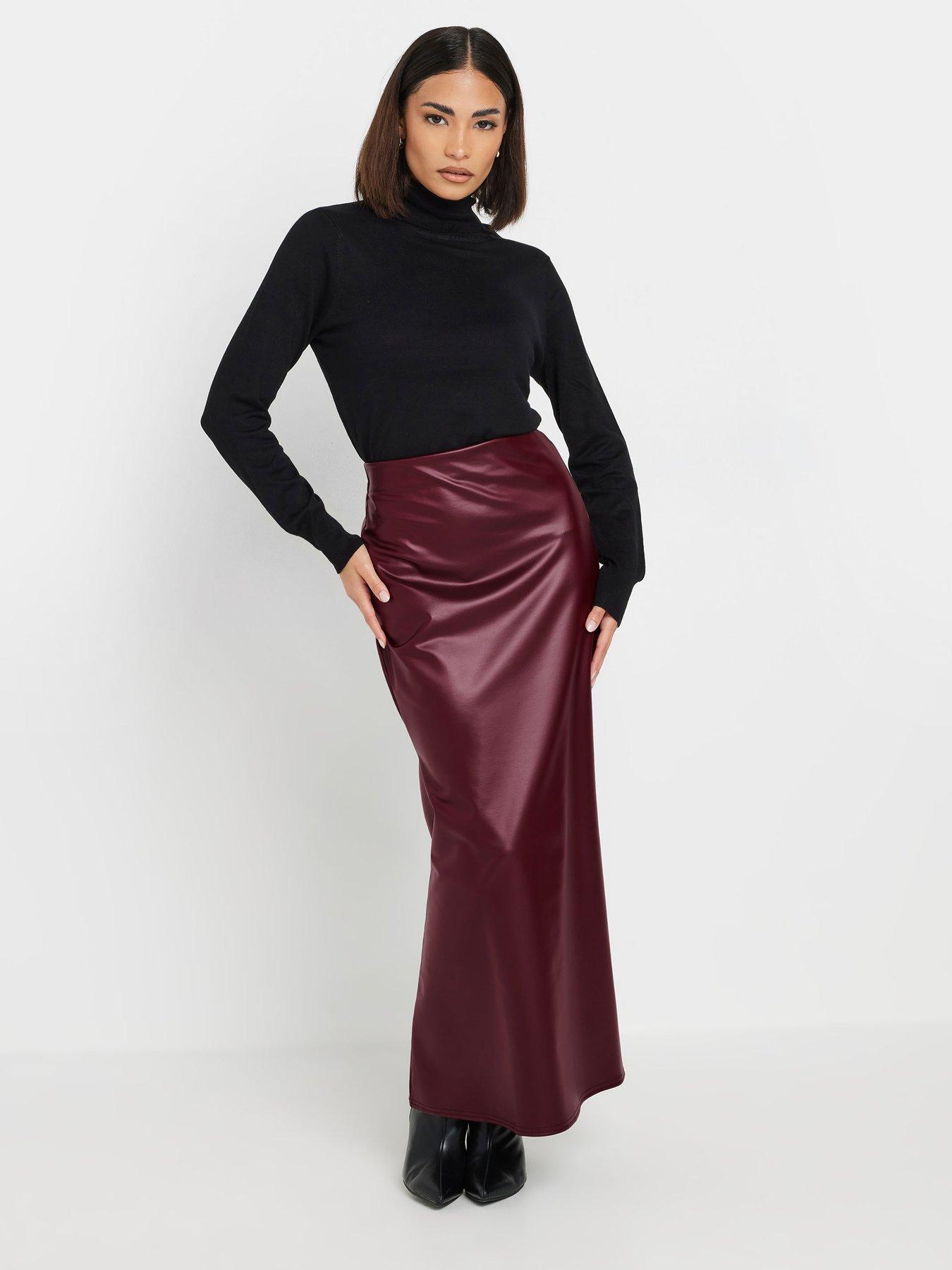 pixiegirl-petite-matte-pu-skirt-redback