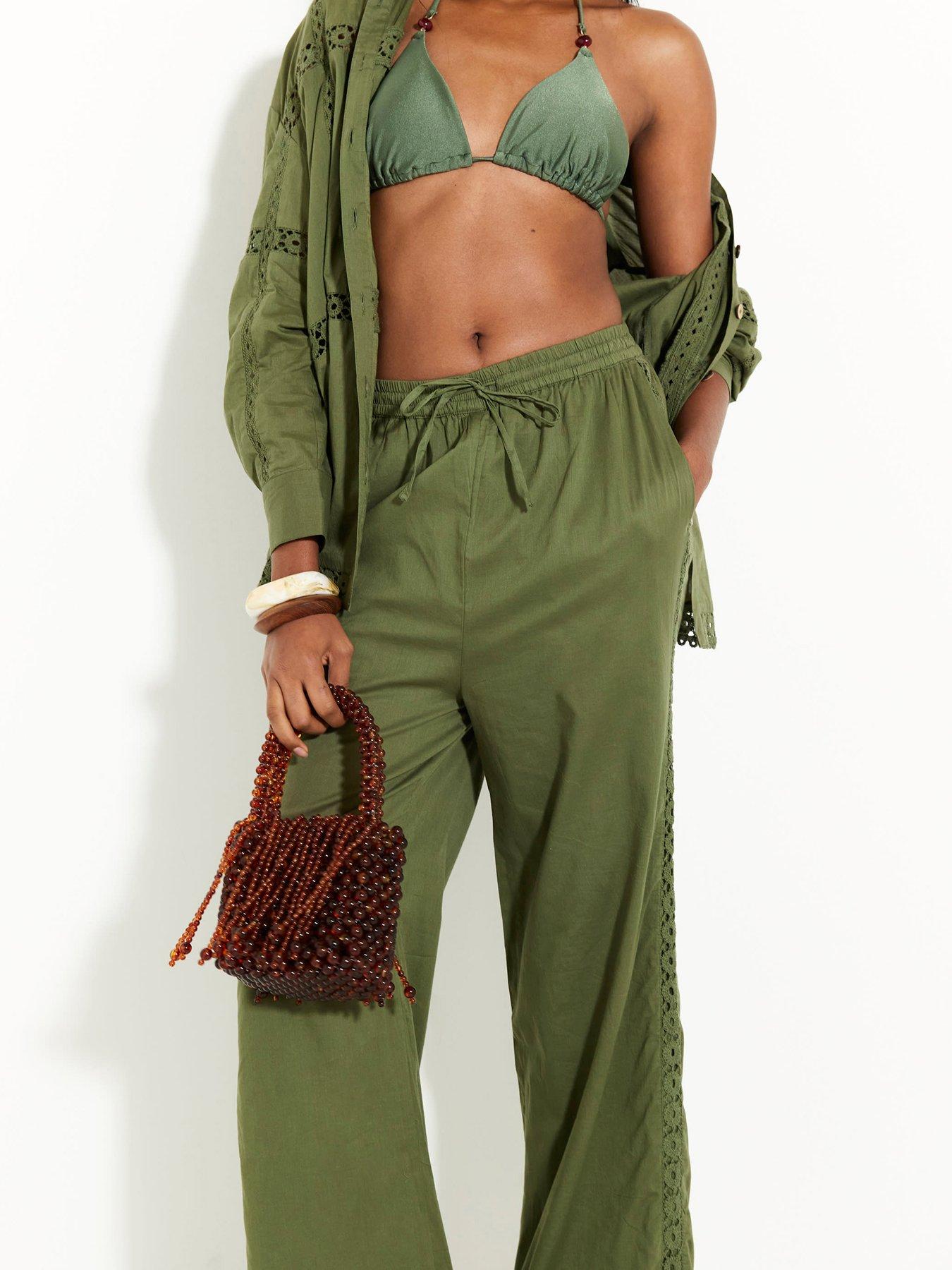 river-island-lace-insert-trousers-green