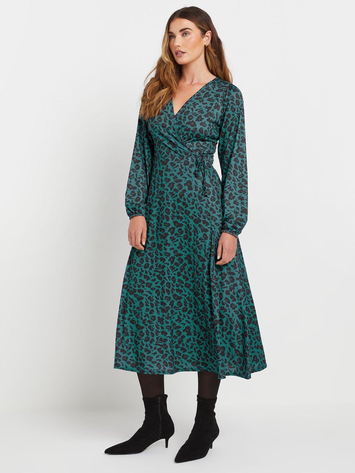 long-tall-sally-animal-wrap-dress-greenback