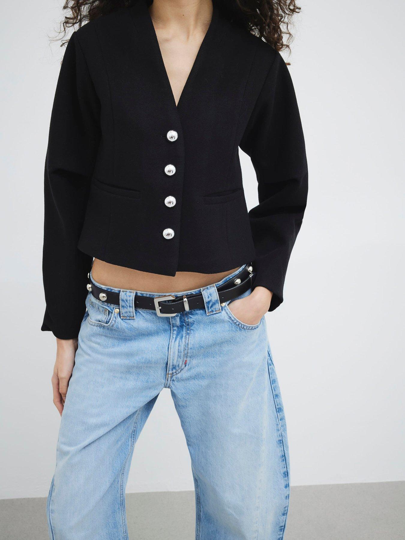 river-island-collarless-button-up-jacket-blackdetail