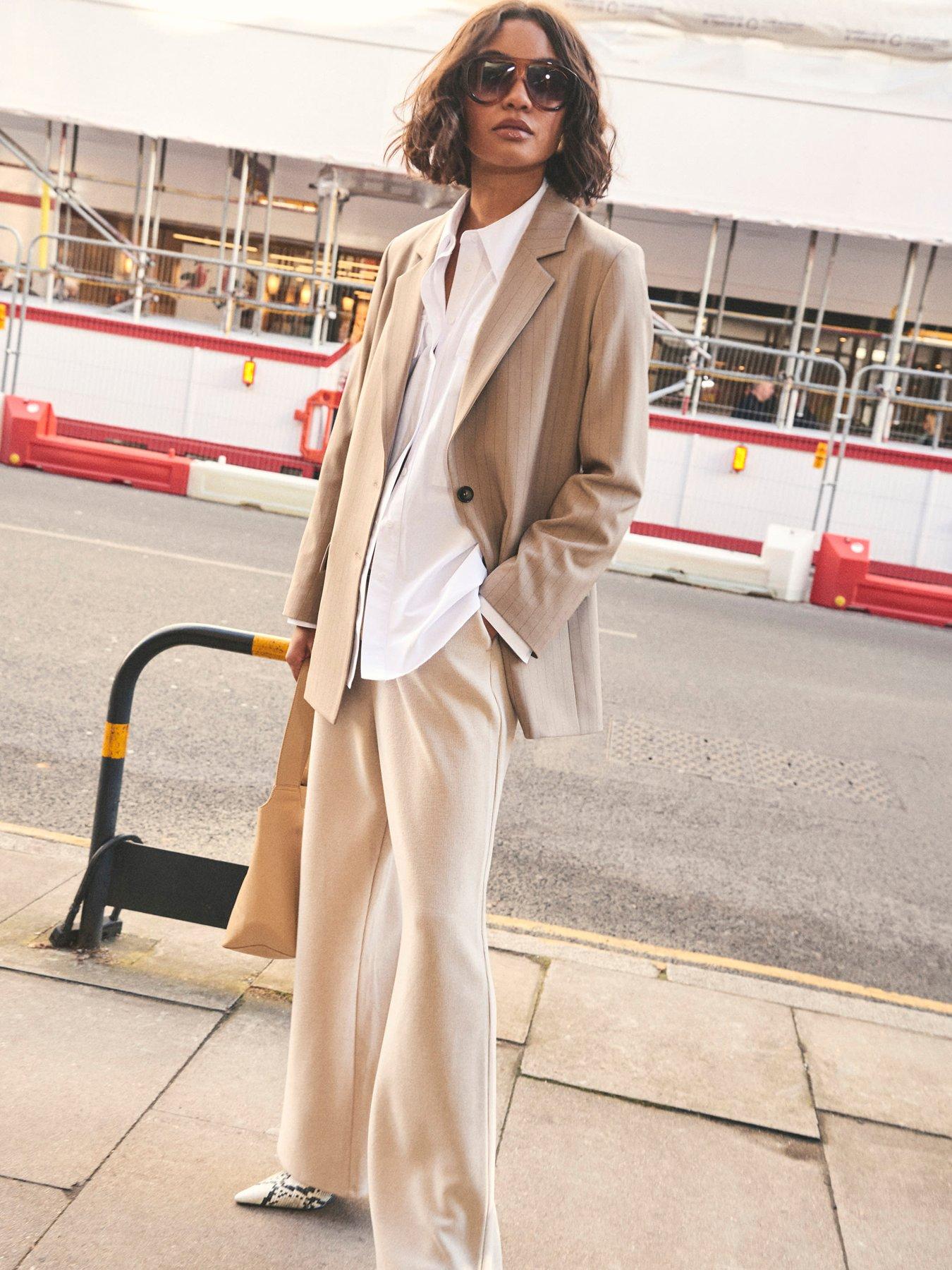 Image 5 of 6 of River Island Pocket Detail Oversized Shirt - White