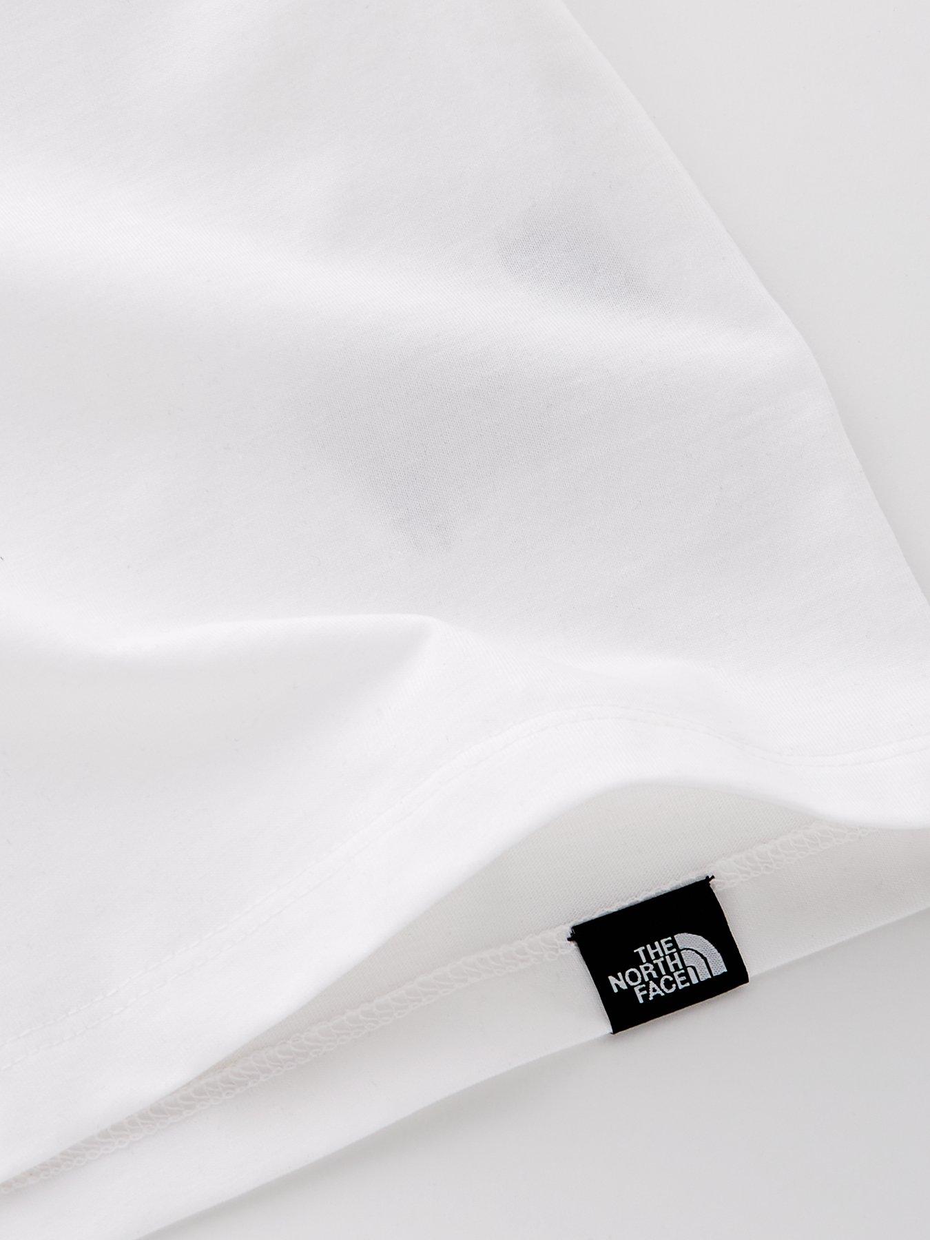 Image 4 of 4 of THE NORTH FACE Boy's Short Sleeve Easy Tee - White/Green