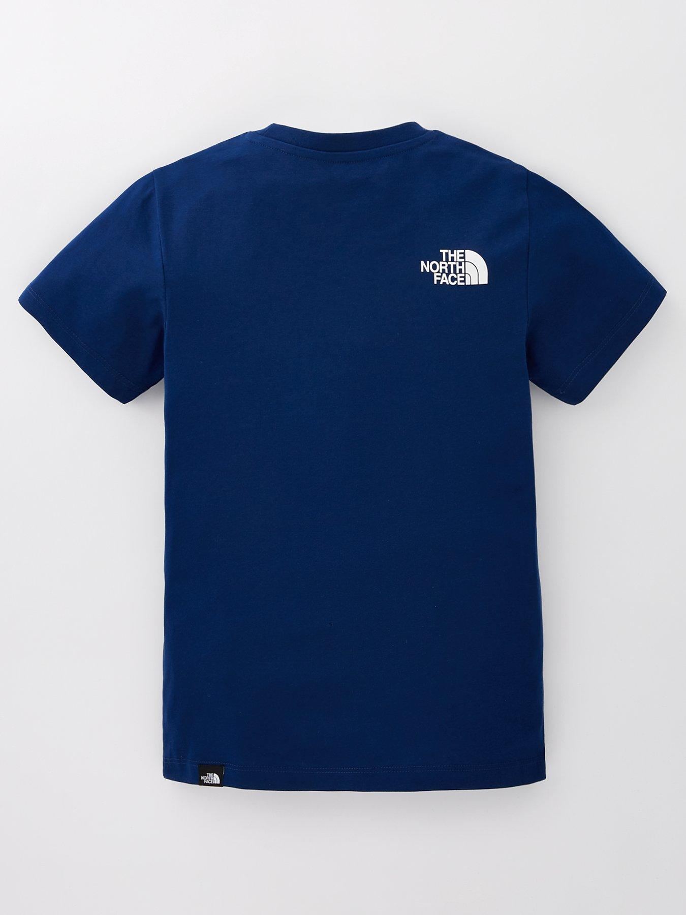 Image 2 of 4 of THE NORTH FACE Boy's Short Sleeve Easy Tee - Blue