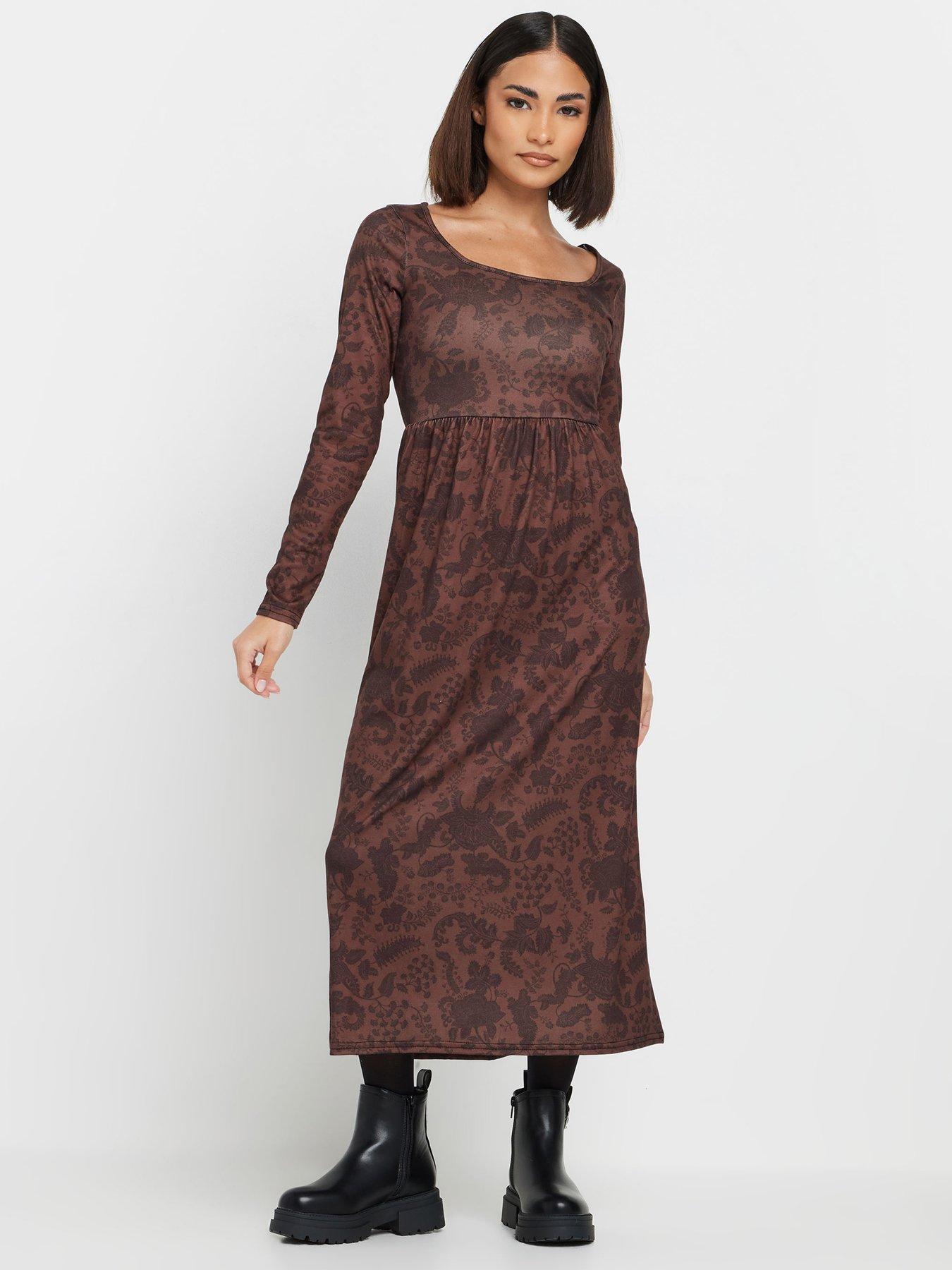 pixiegirl-petite-paisley-long-sleeve-midi-dress