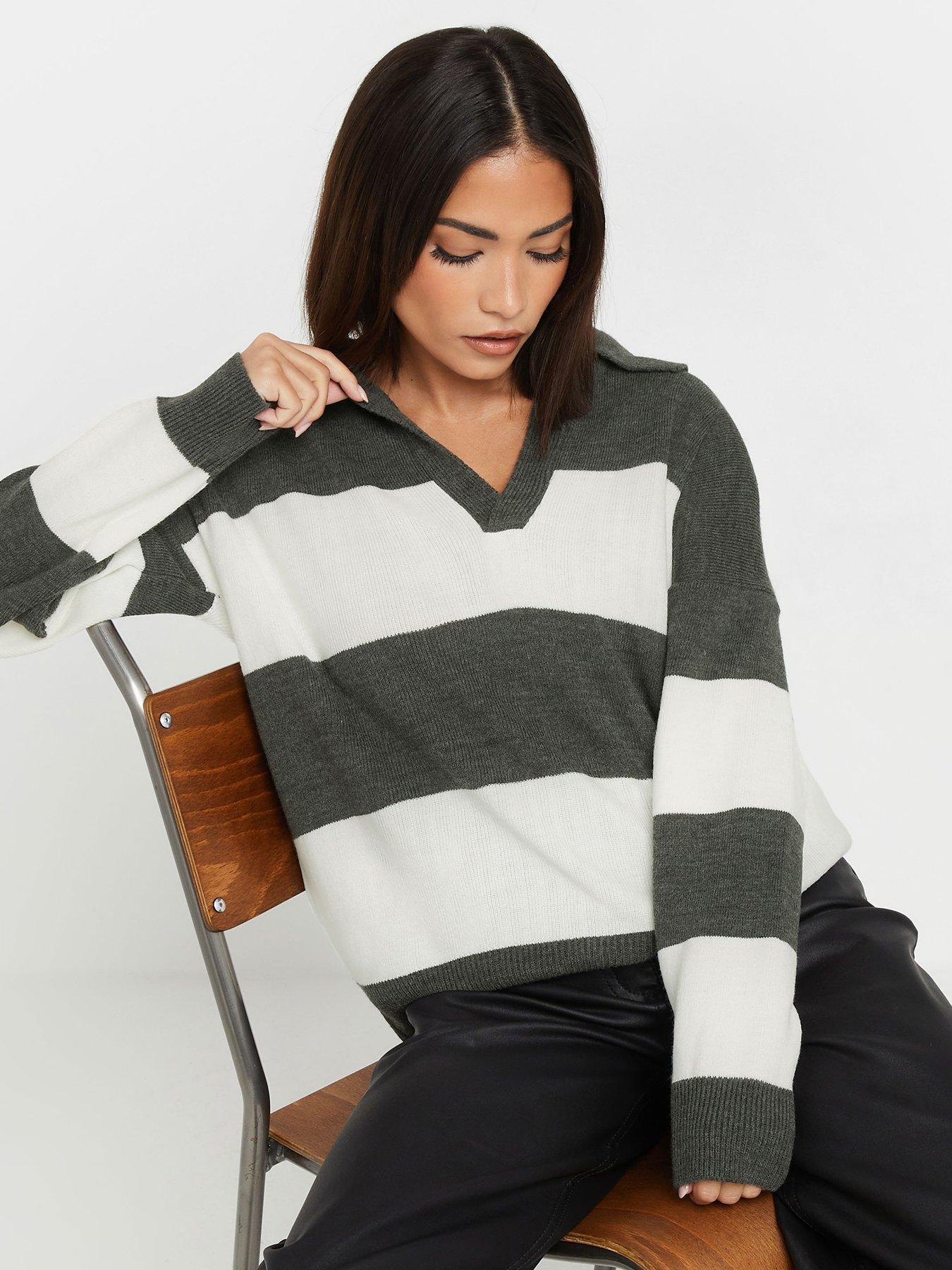 pixiegirl-petite-stripe-collar-jumper