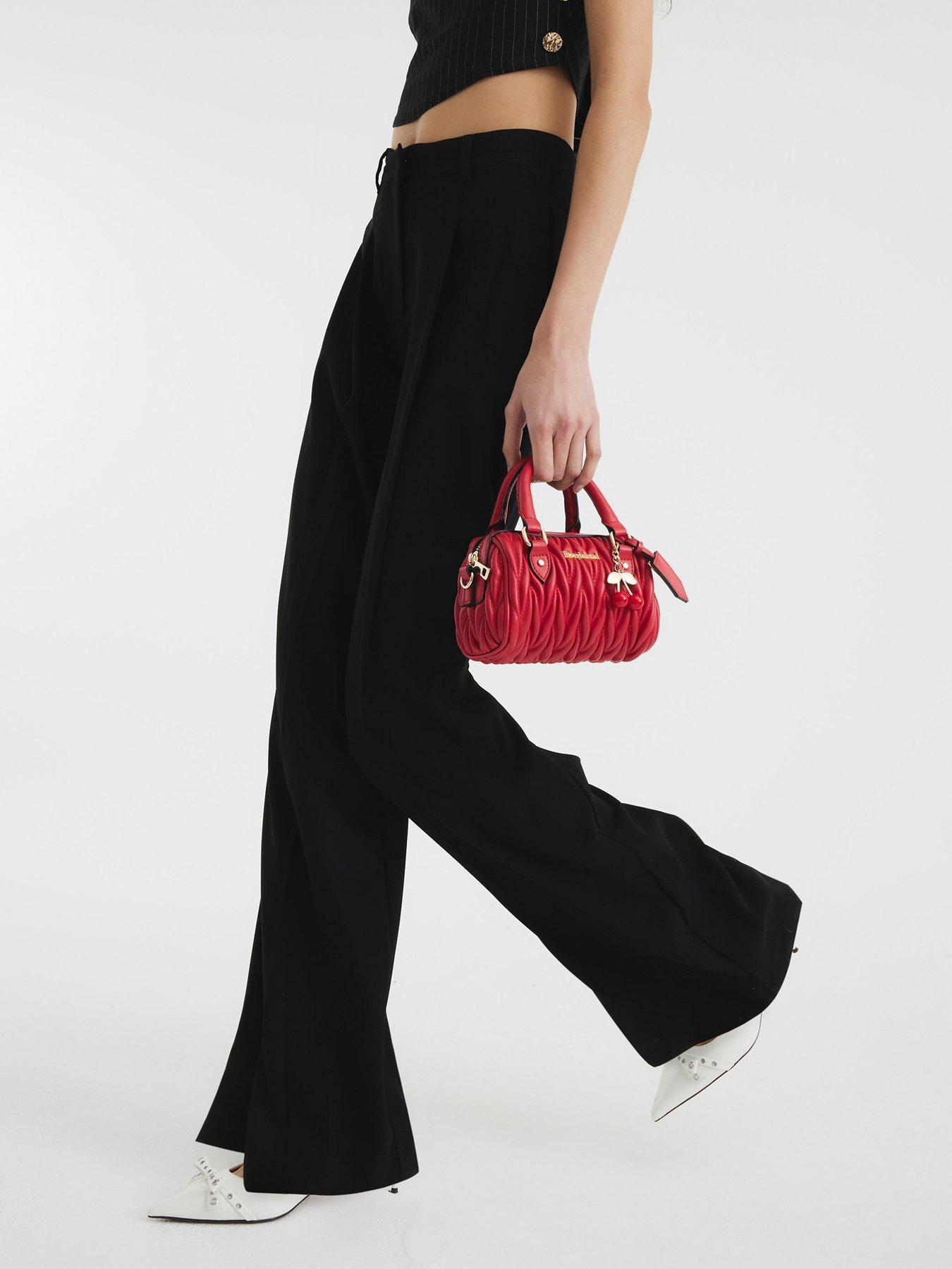 River Island Wide Leg Trouser - Black