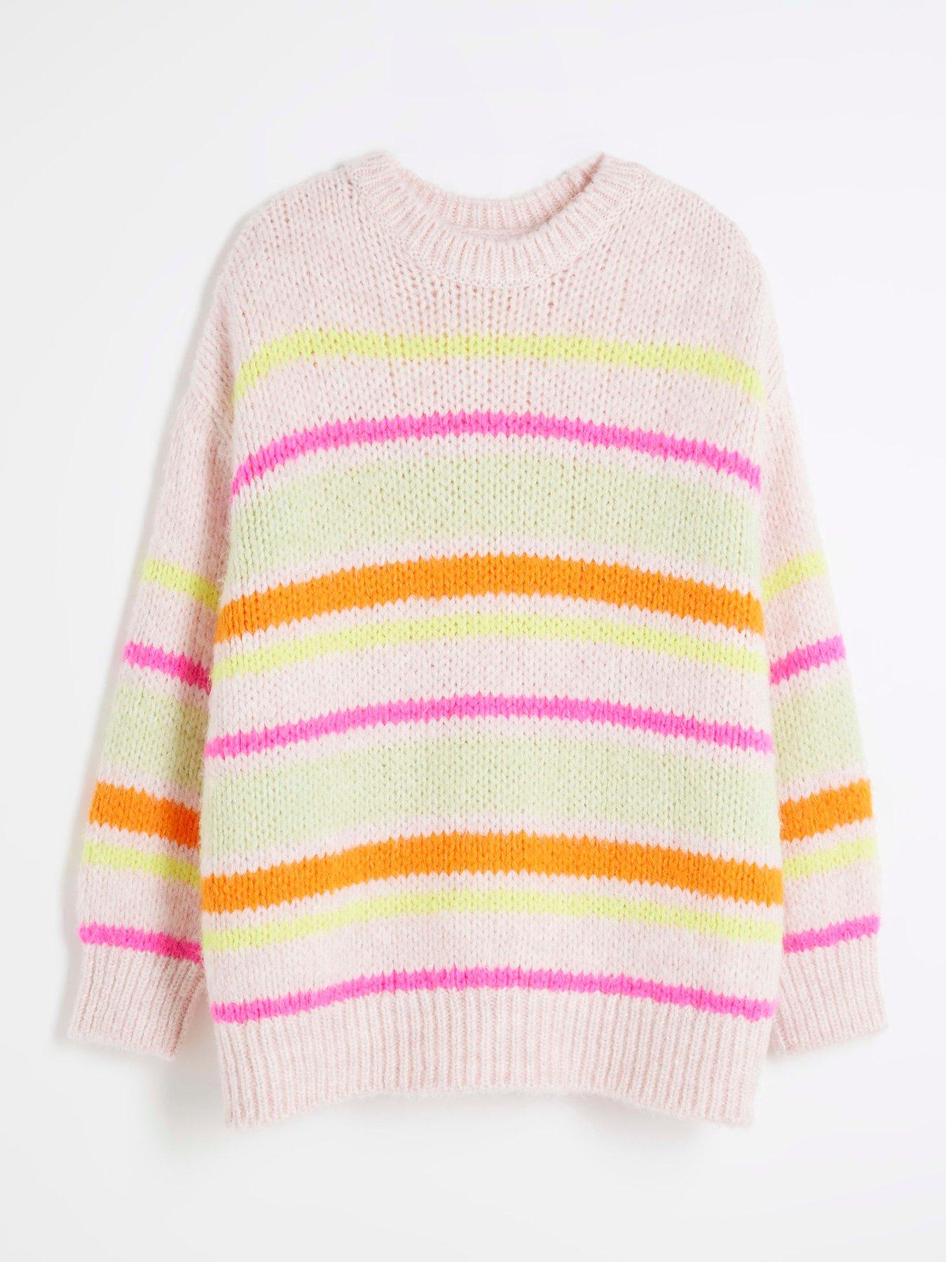 river-island-stripe-jumper-pinkdetail