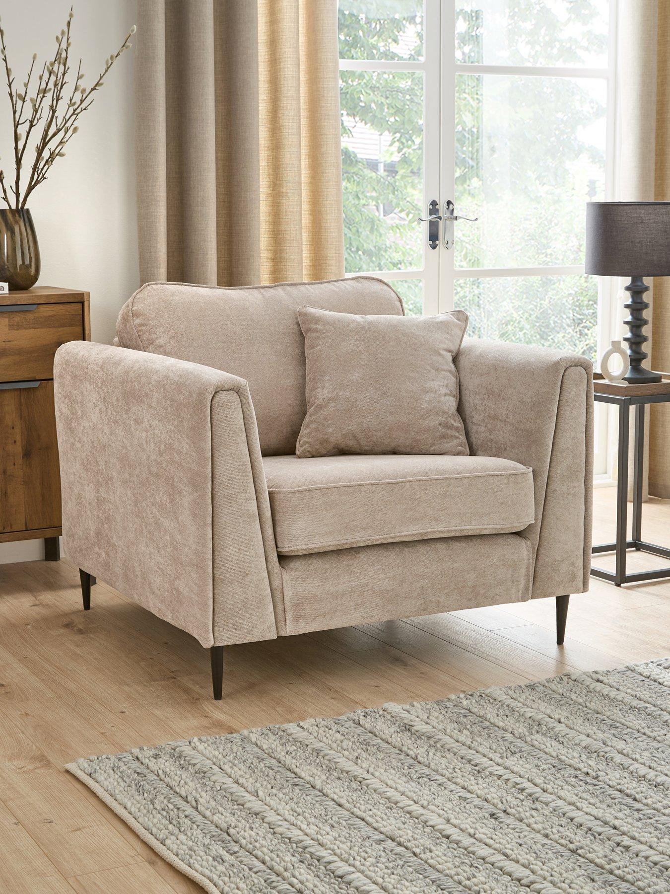The Very Collection Messina Standard Back Fabric Armchair - FSC® Certified