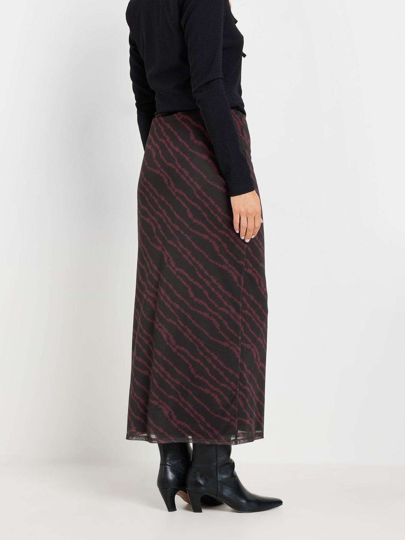 long-tall-sally-abstract-mesh-skirt-blackstillFront