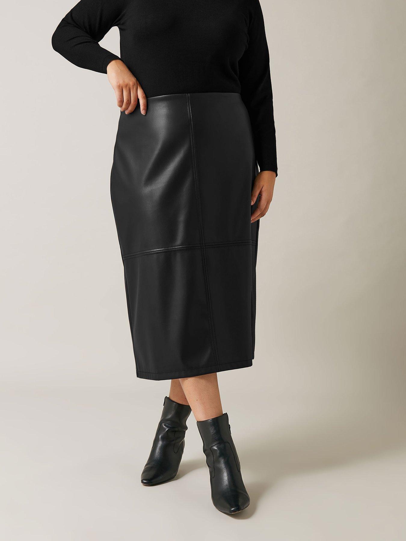 evans-pu-skirt-black