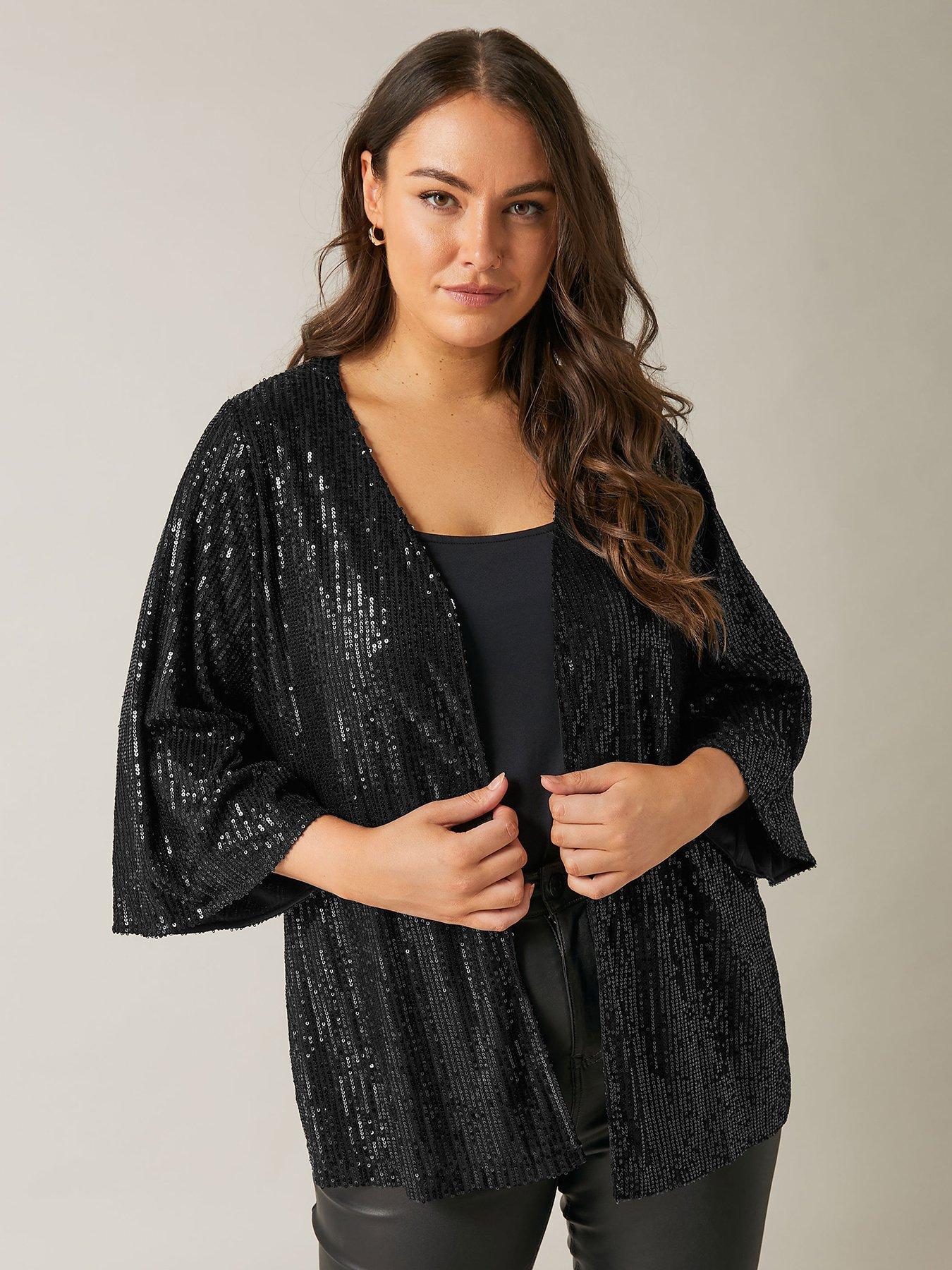 evans-sequin-kimono-black