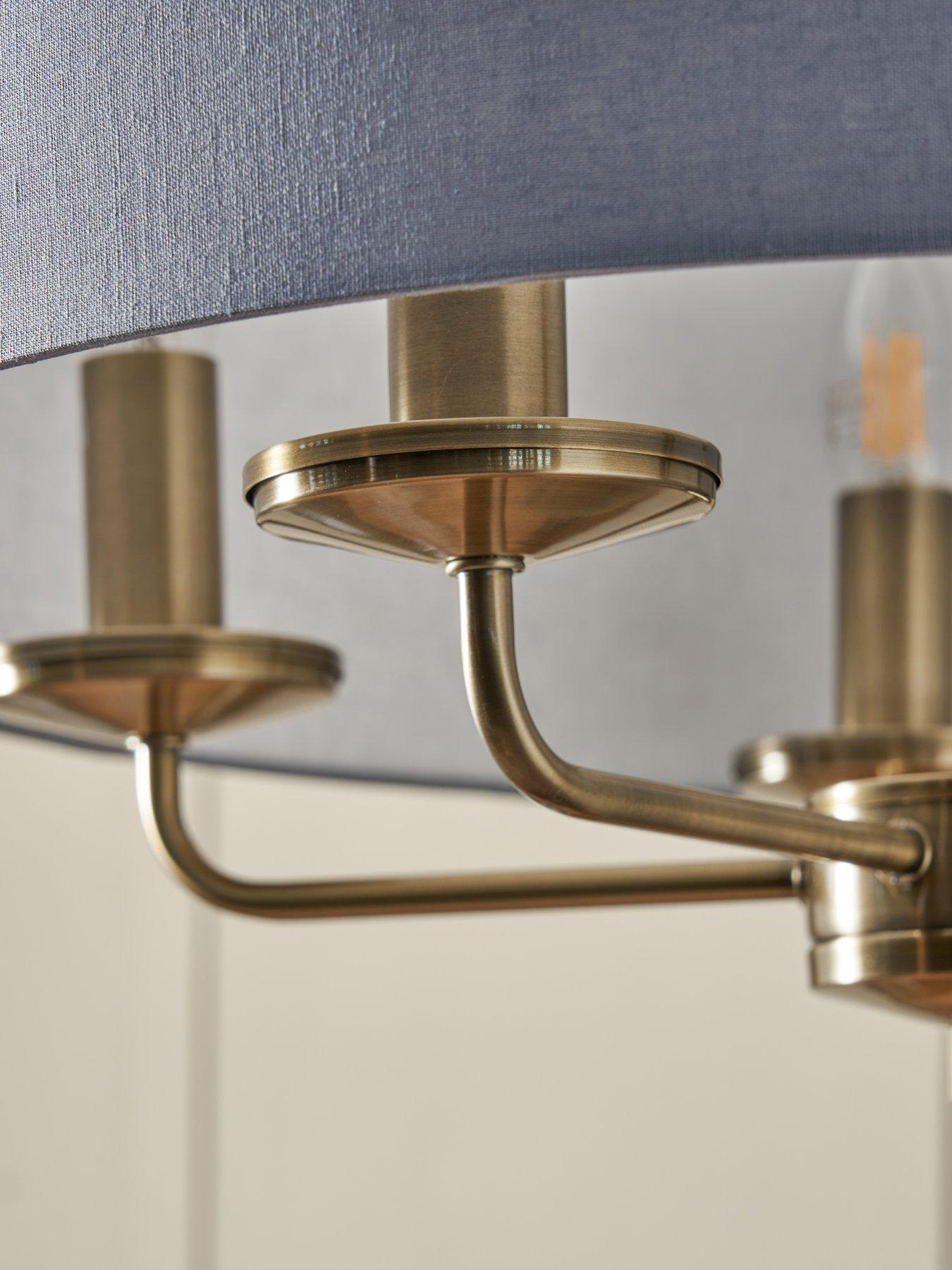 Image 5 of 5 of The Very Collection Mika 5-Light Ceiling Fixture - Aqua